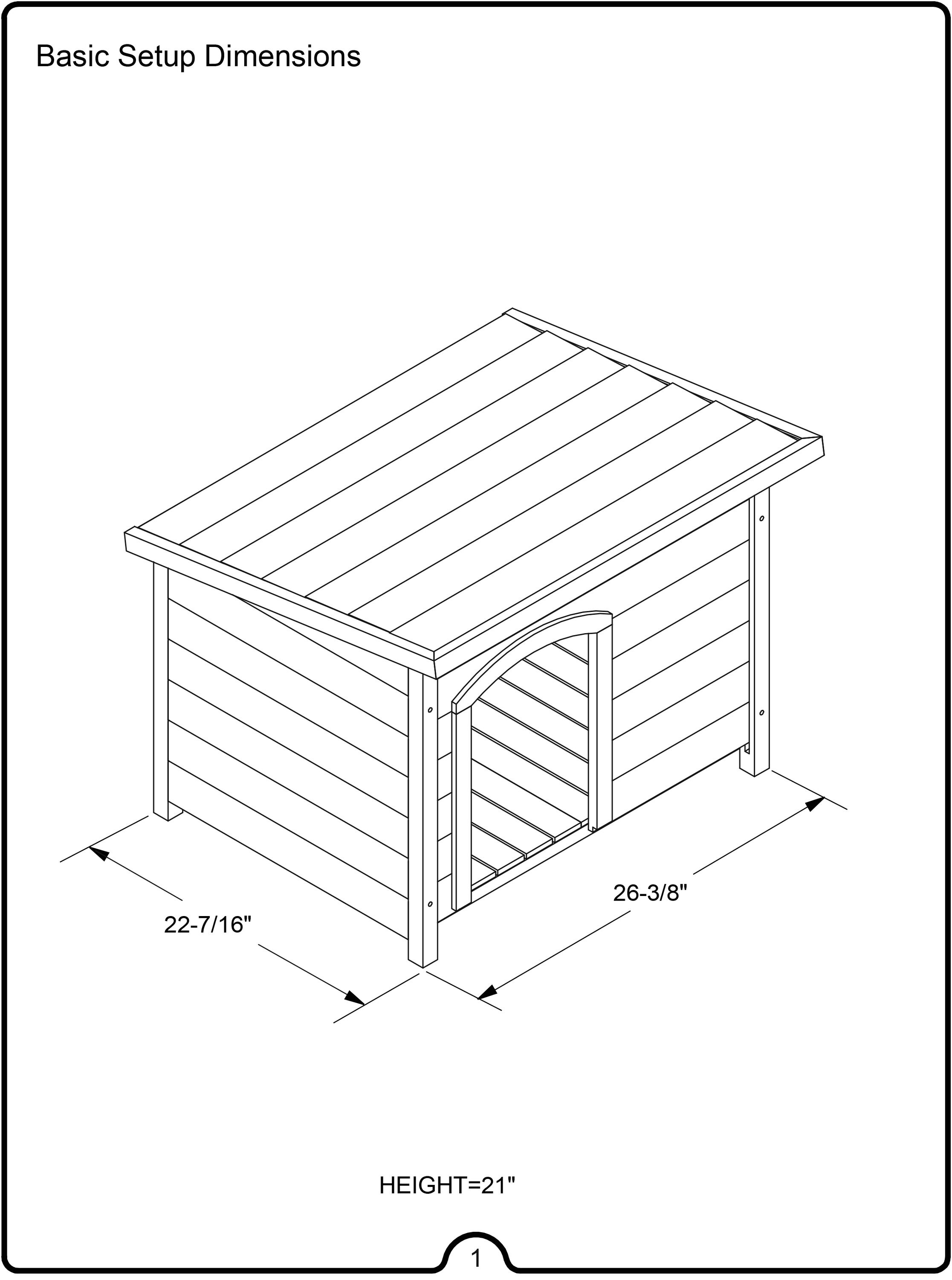 Creative Cedar Designs Cedar Indoor/Outdoor Small Dog House in the Pet Houses department at