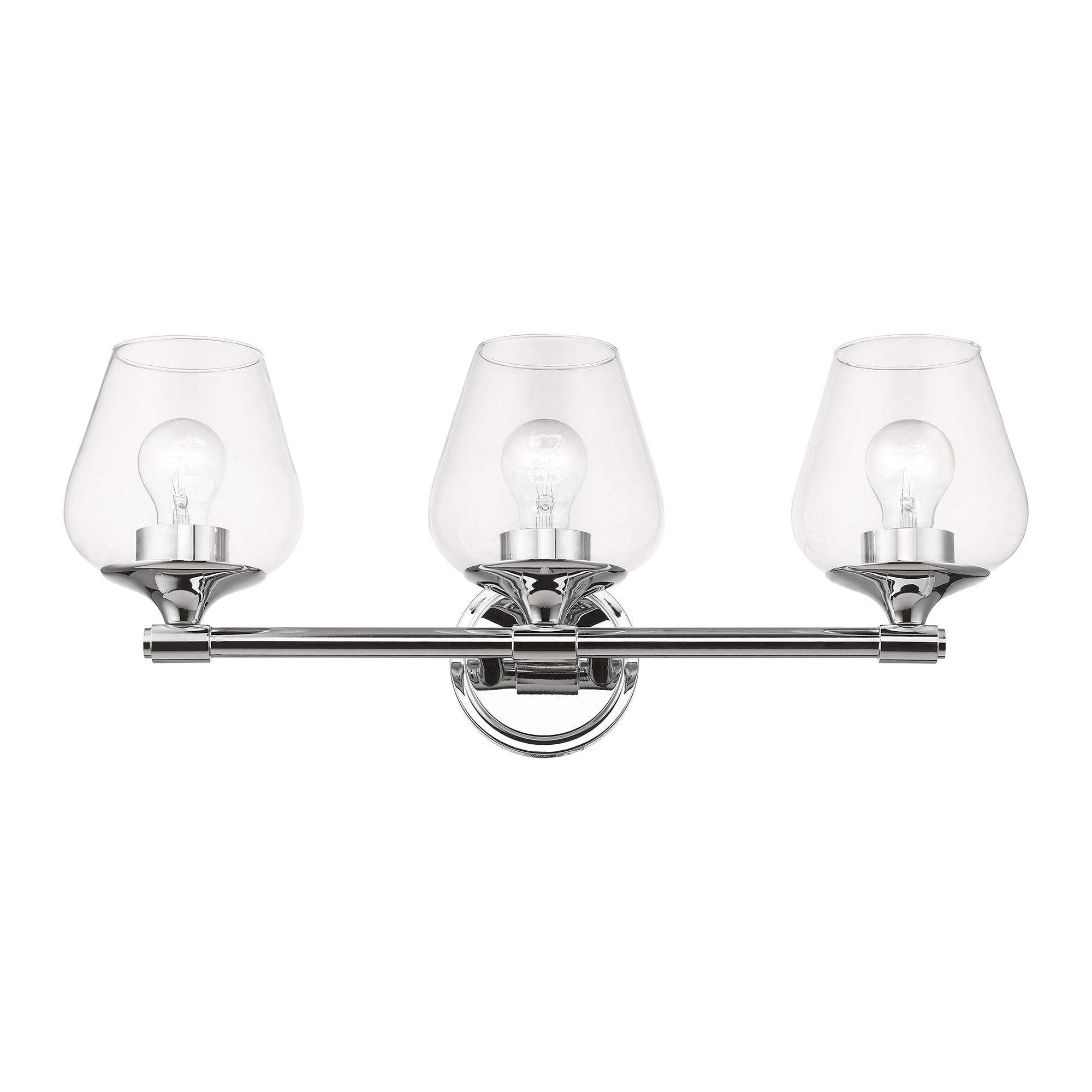Livex Lighting 17473-05 Willow 23-in 3 -Light Polished Chrome Transitional Vanity light