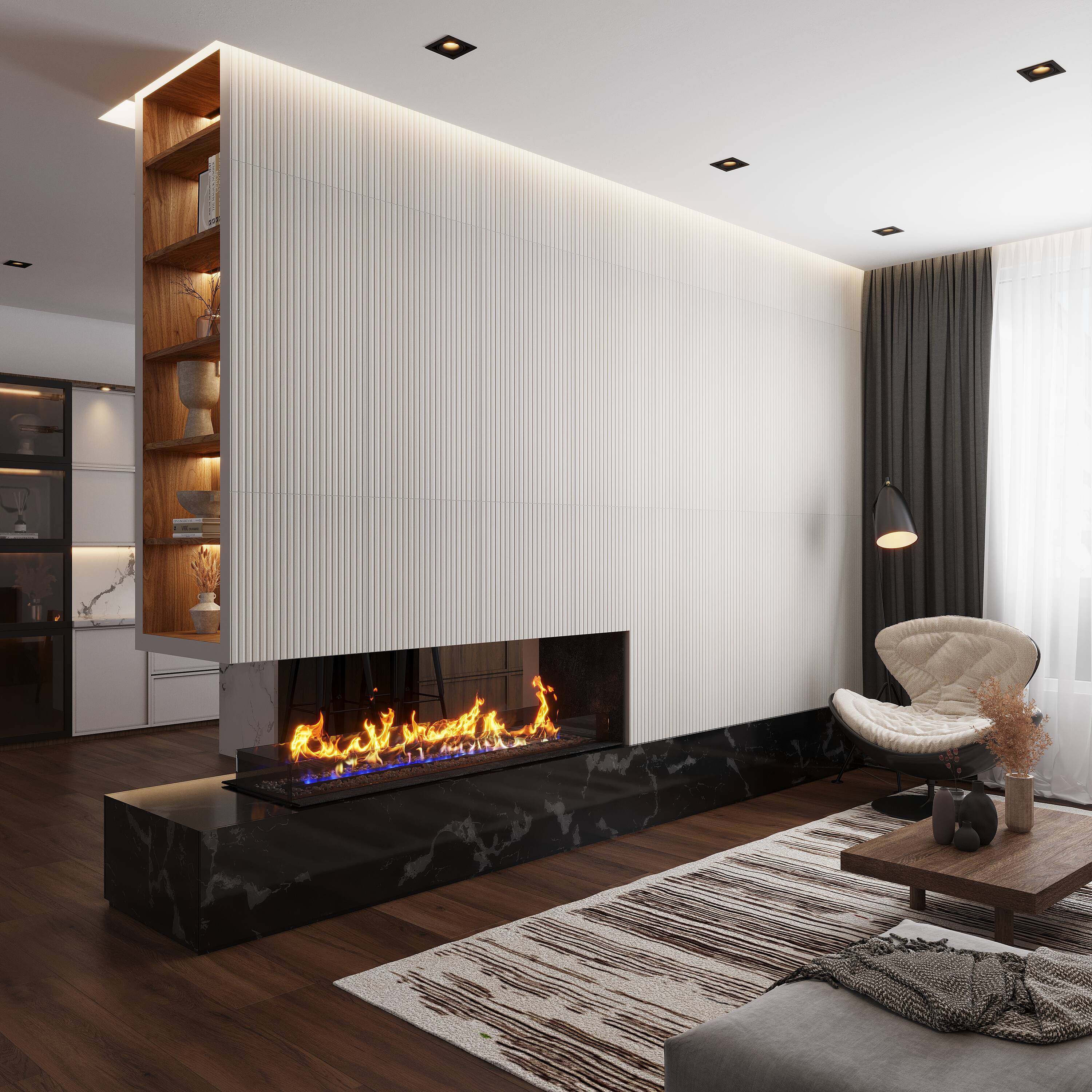 Apollo Tile Bois Pearl White 24-in x 48-in Matte Porcelain Floor and Wall Tile ( 15.5-sq ft Carton )