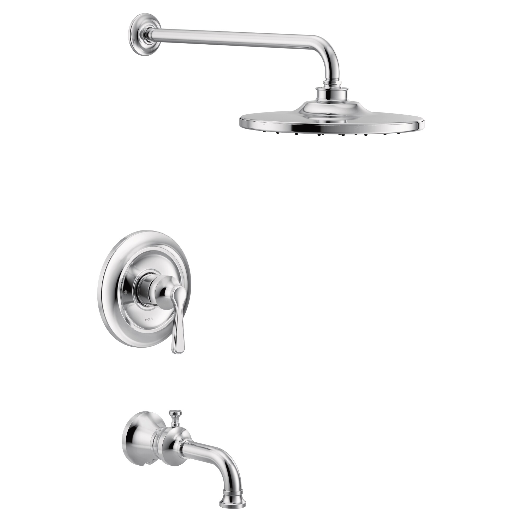 Moen UTS344303 Colinet Chrome 1-handle Single Function Round Shower Faucet