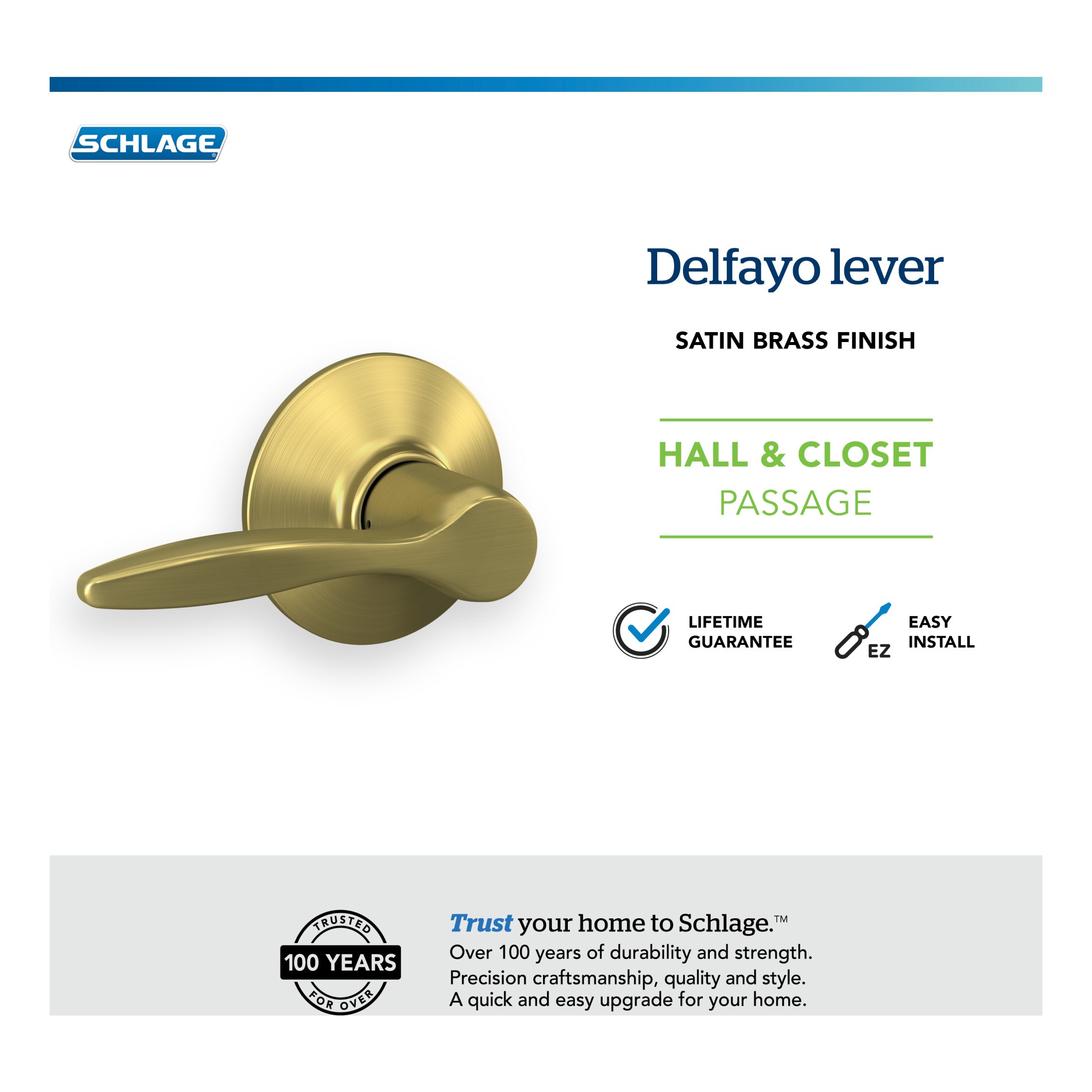 Schlage F10 DEL 608 Door-Handles - View #7