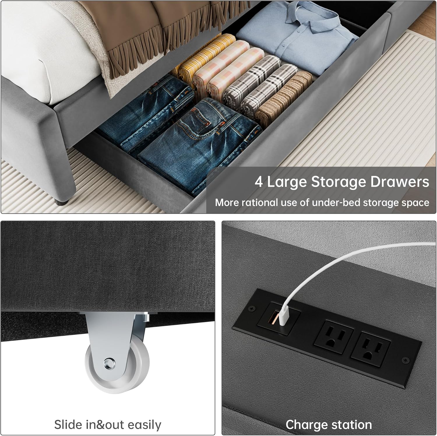 Qeetex LHF-BED-PHO-15H029BZ beds - View #4