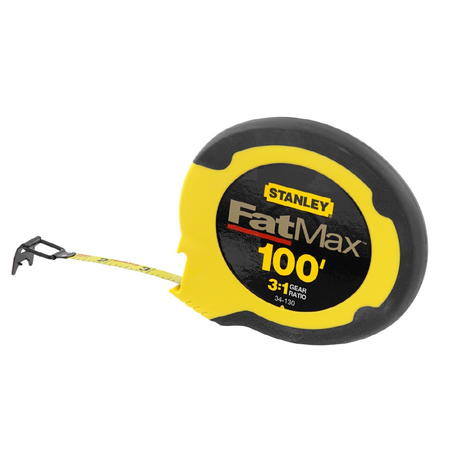 Stanley 100-ft Closed Reel Stainless Steel Long Tape at