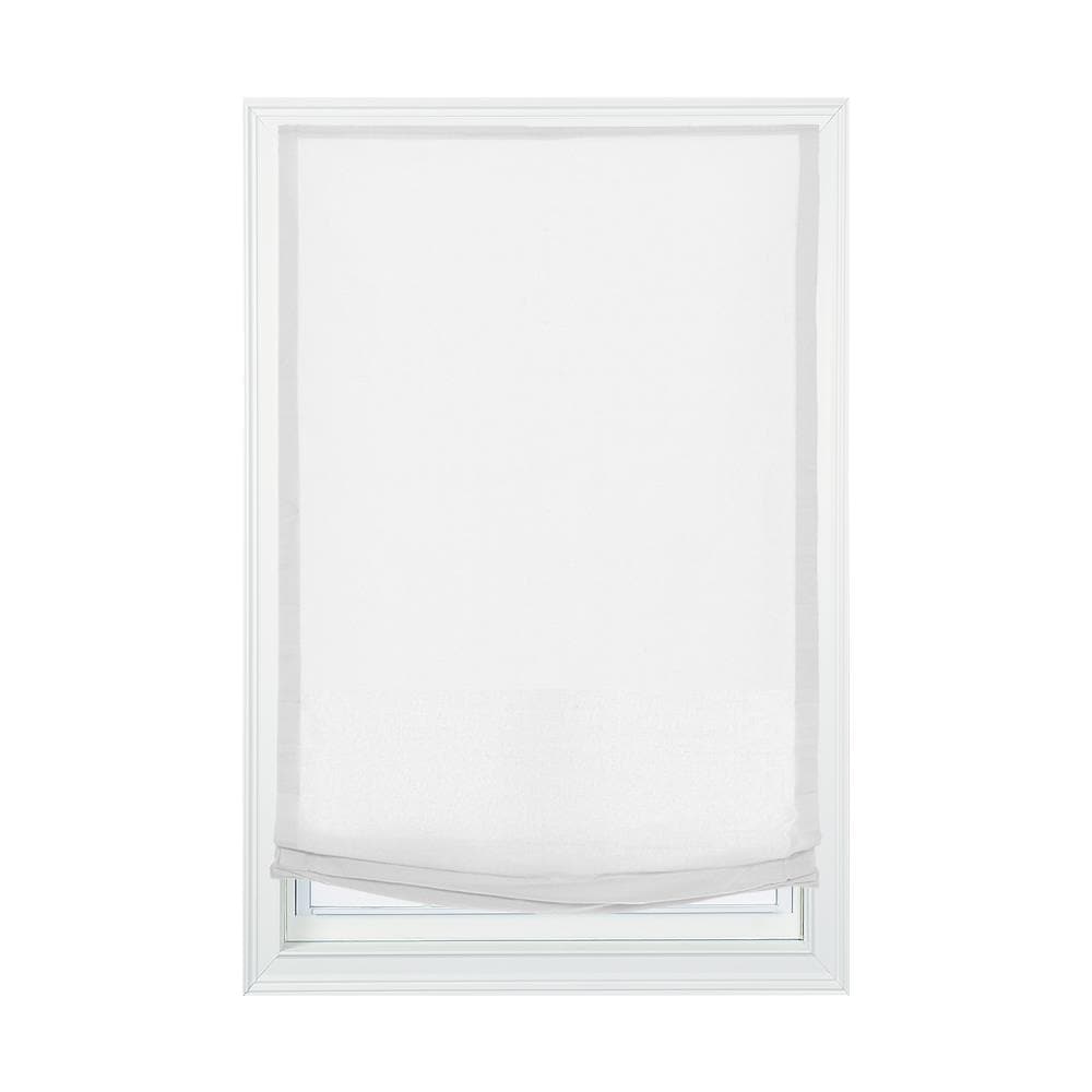 Achim 35-in x 64-in White Light Filtering Cordless Top-down/bottom