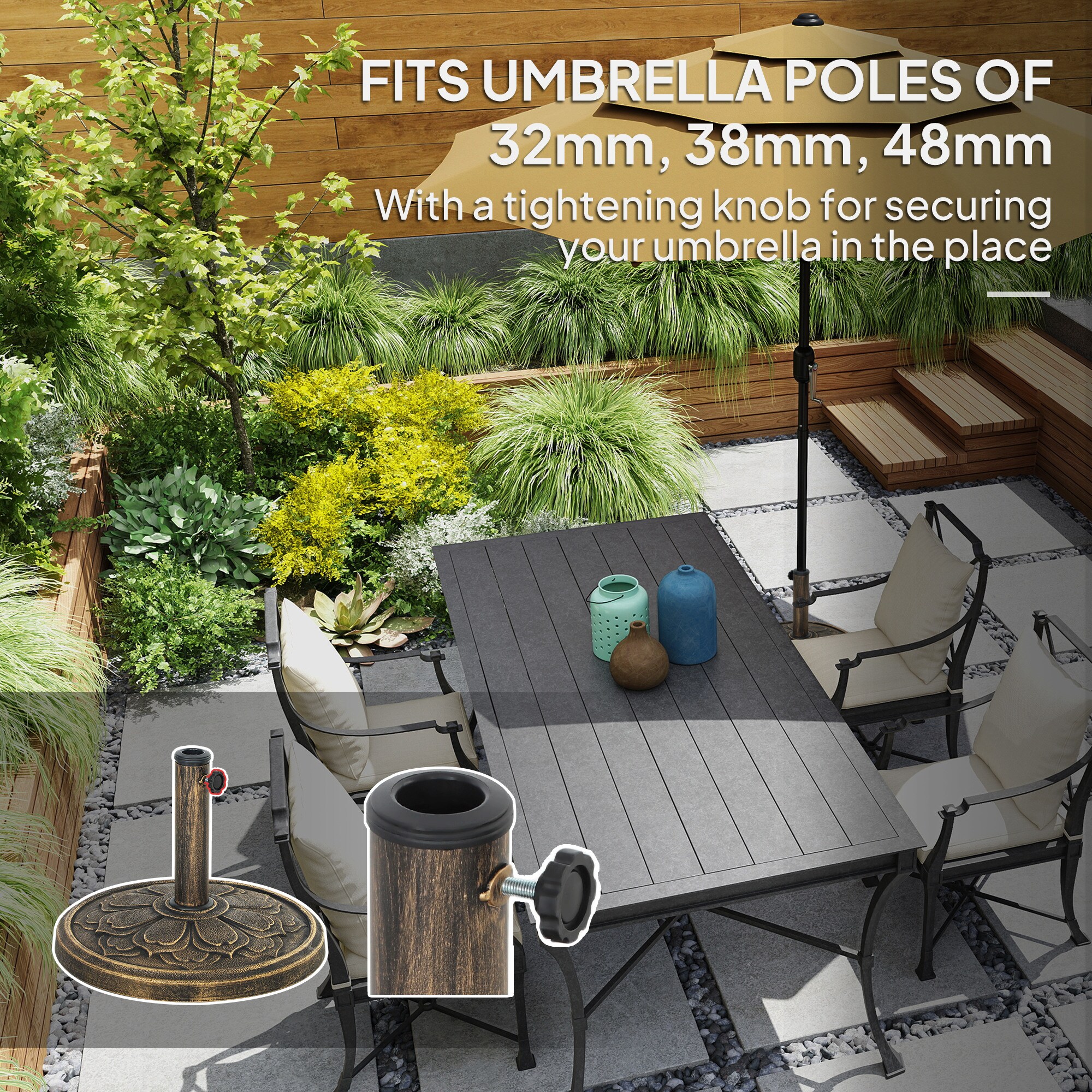 LUXEYARD DS-M-BAC06770 Umbrella-Bases - View #6