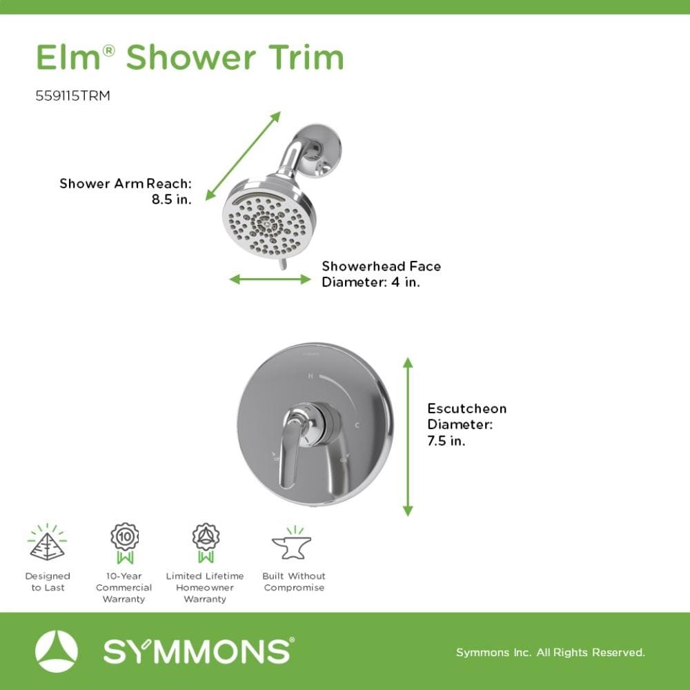 Symmons 559115TRM Tub-Shower-Faucets - View #2