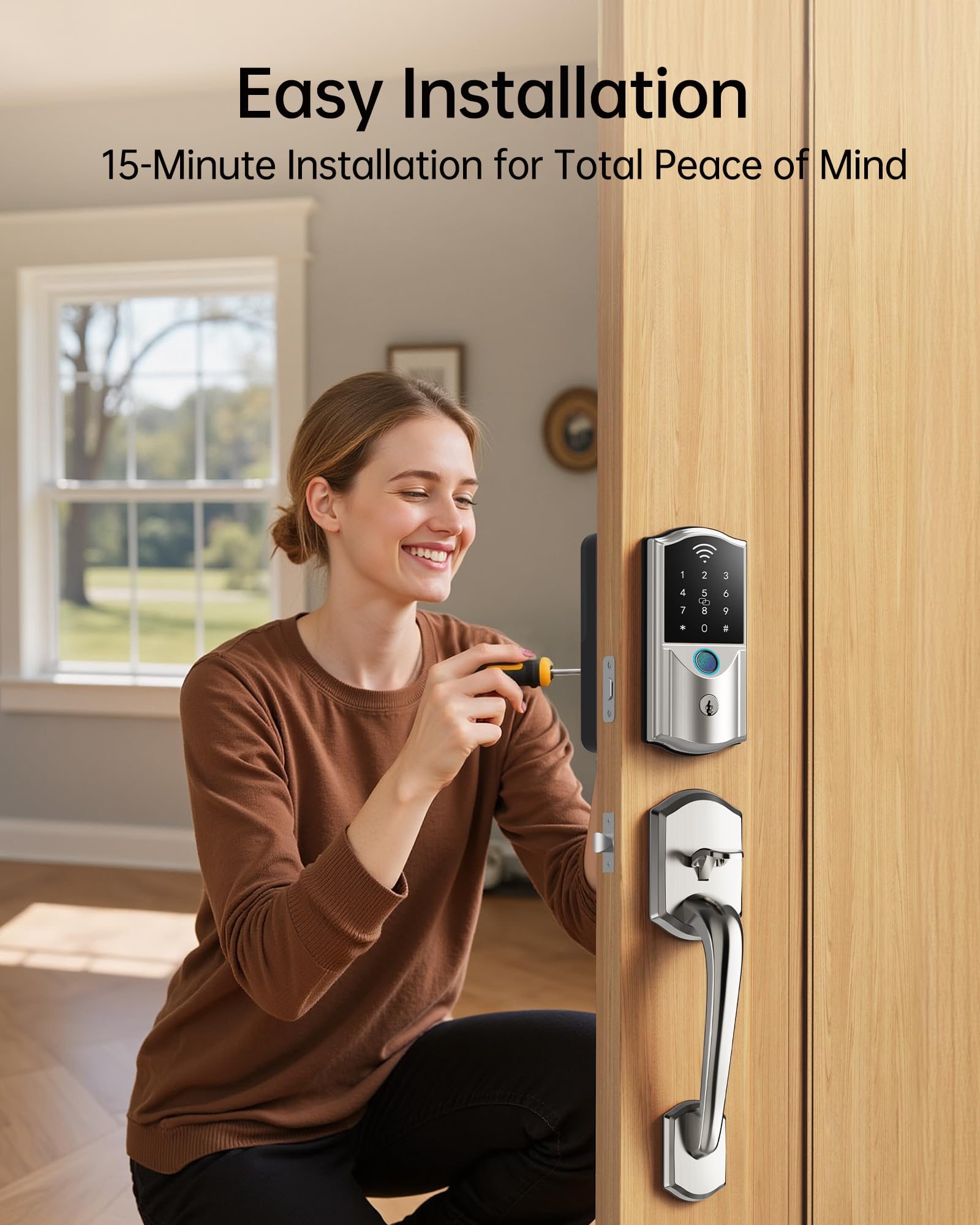 UUDULY LUU0803U288 Electronic-Door-Locks - View #8