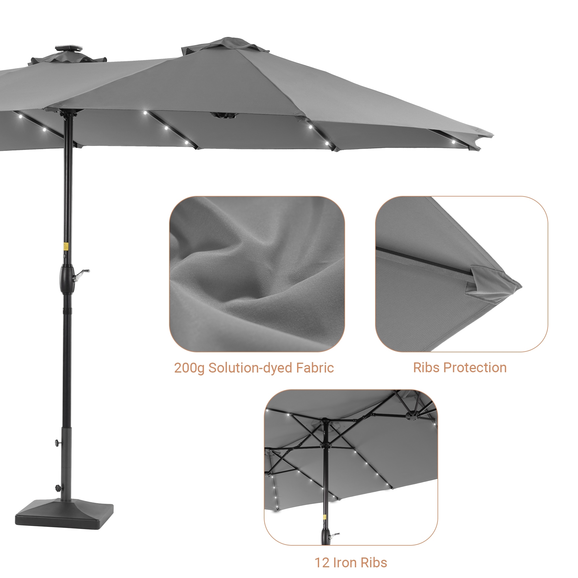 ACEGOSES LW-LED460GY Umbrellas-2 - View #2