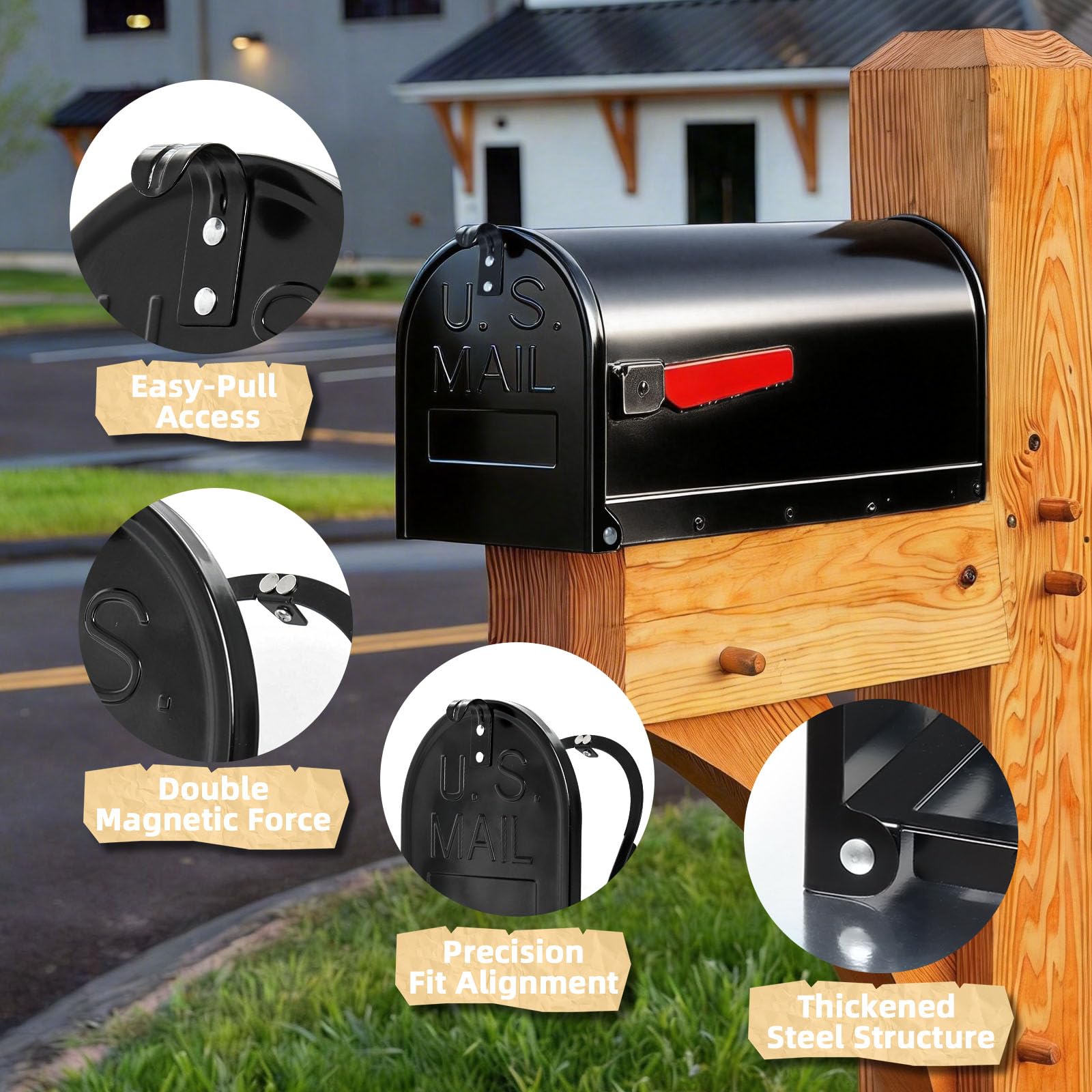 Adrinfly LAD0817D023 Mailbox-Accessories - View #4