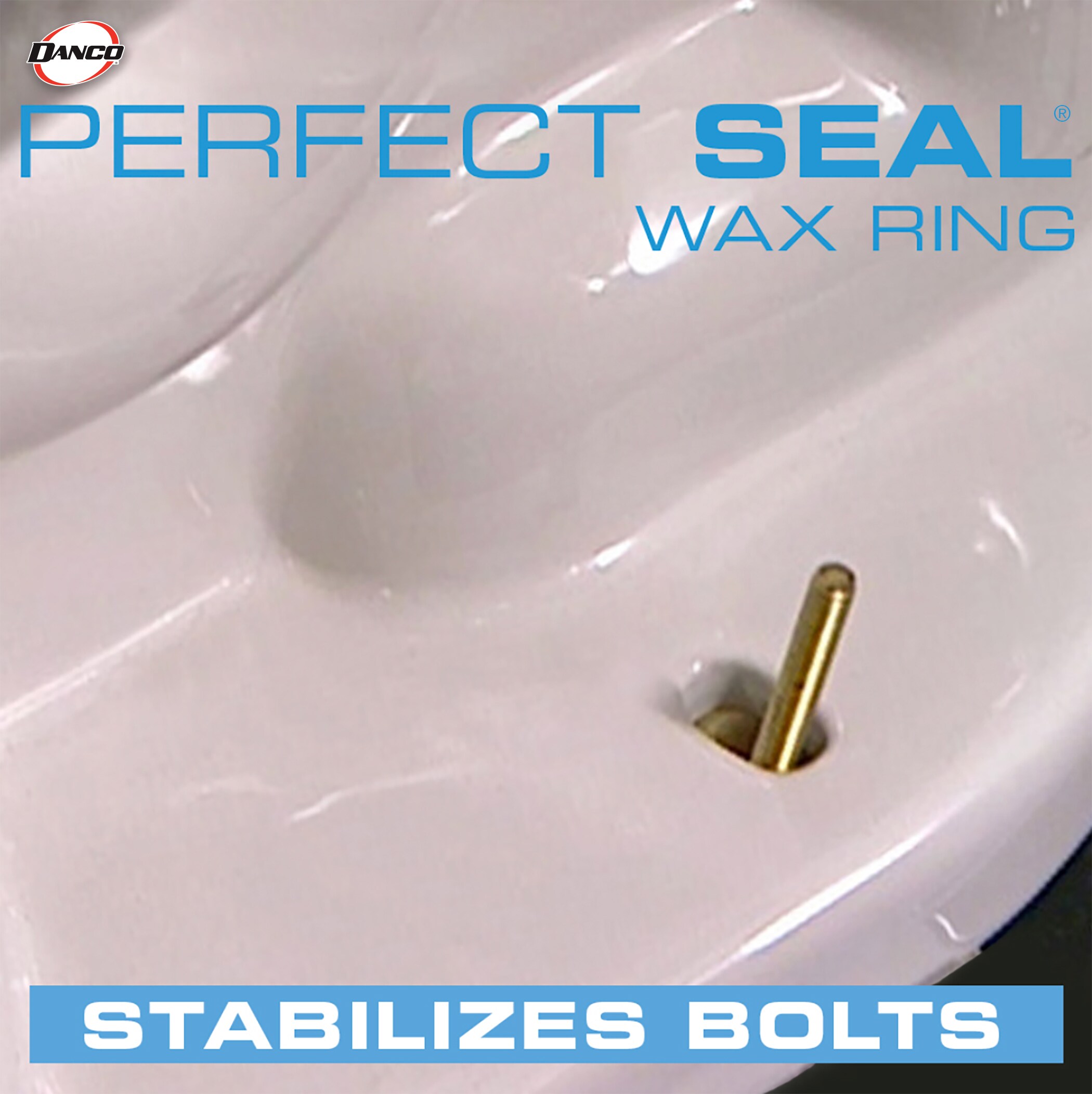 Danco Perfect Seal 4.75-in Blue Rubber Toilet Wax Ring with Sleeve in the Toilet  Wax Rings & Floor Seals department at