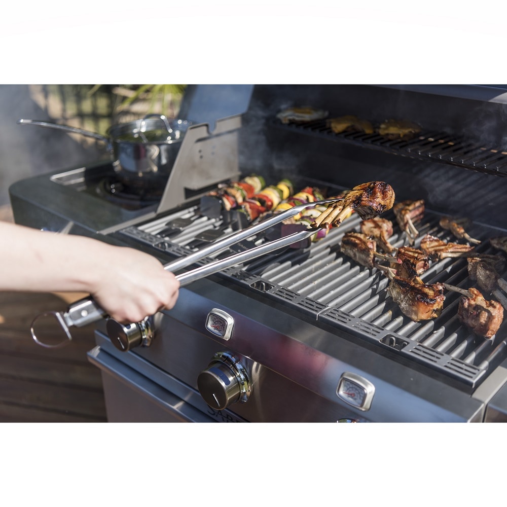 Saber Stainless Steel 3-Burner Propane Gas Grill with Side Burner