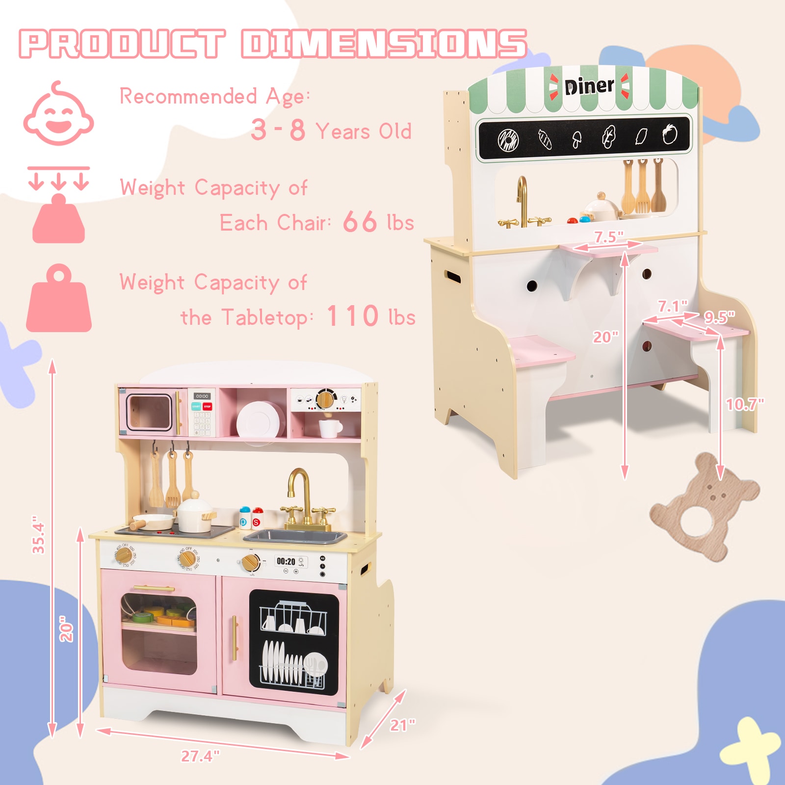 GARSING G-KITCH-PINKTABLE Play-Toys - View #5