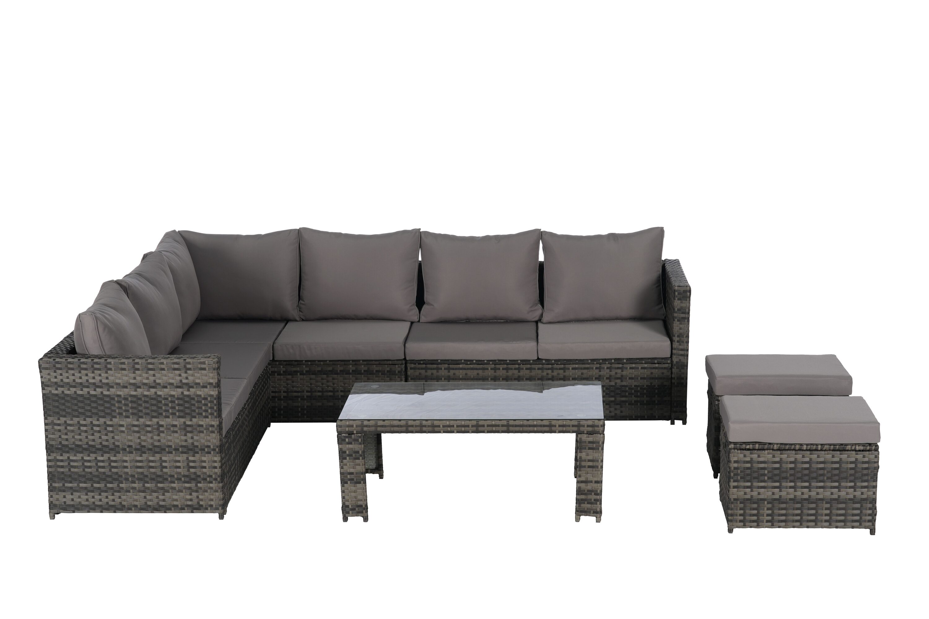 Forclover MONMTM13GY Patio-Conversation-Sets - View #5
