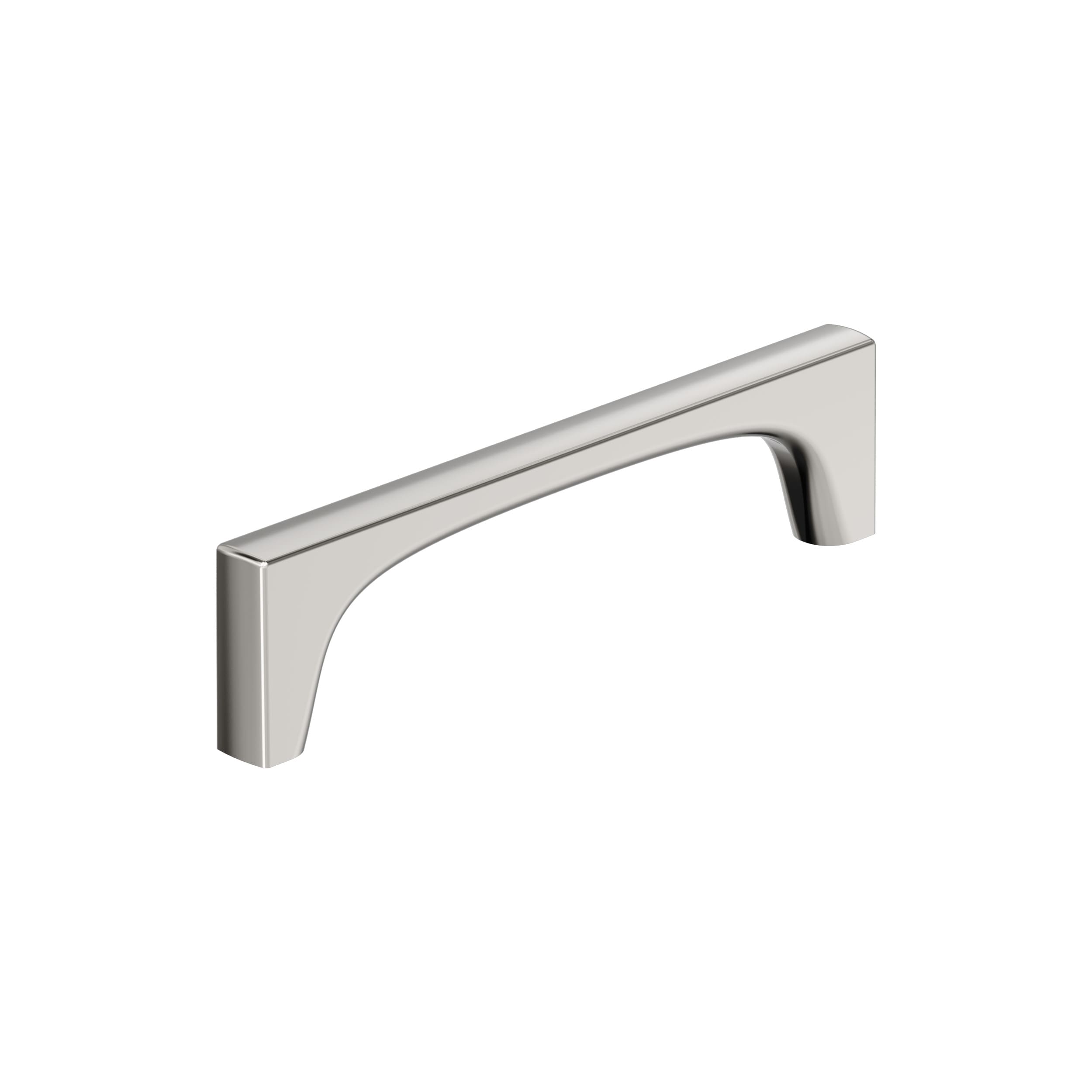 Amerock BP37424PN Merced 5-1/16-in , 128mm Center to Center Polished Nickel Rectangular Bar