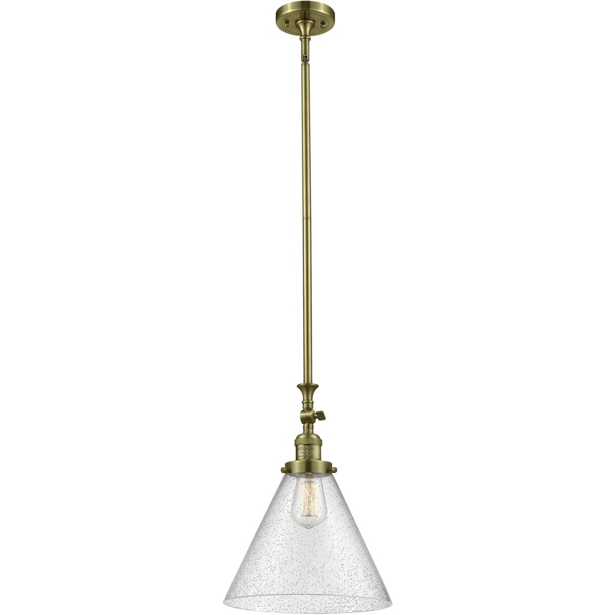 Innovations Lighting 1745070 206-AB-G44-L Franklin Restoration Cone Mini Pendant