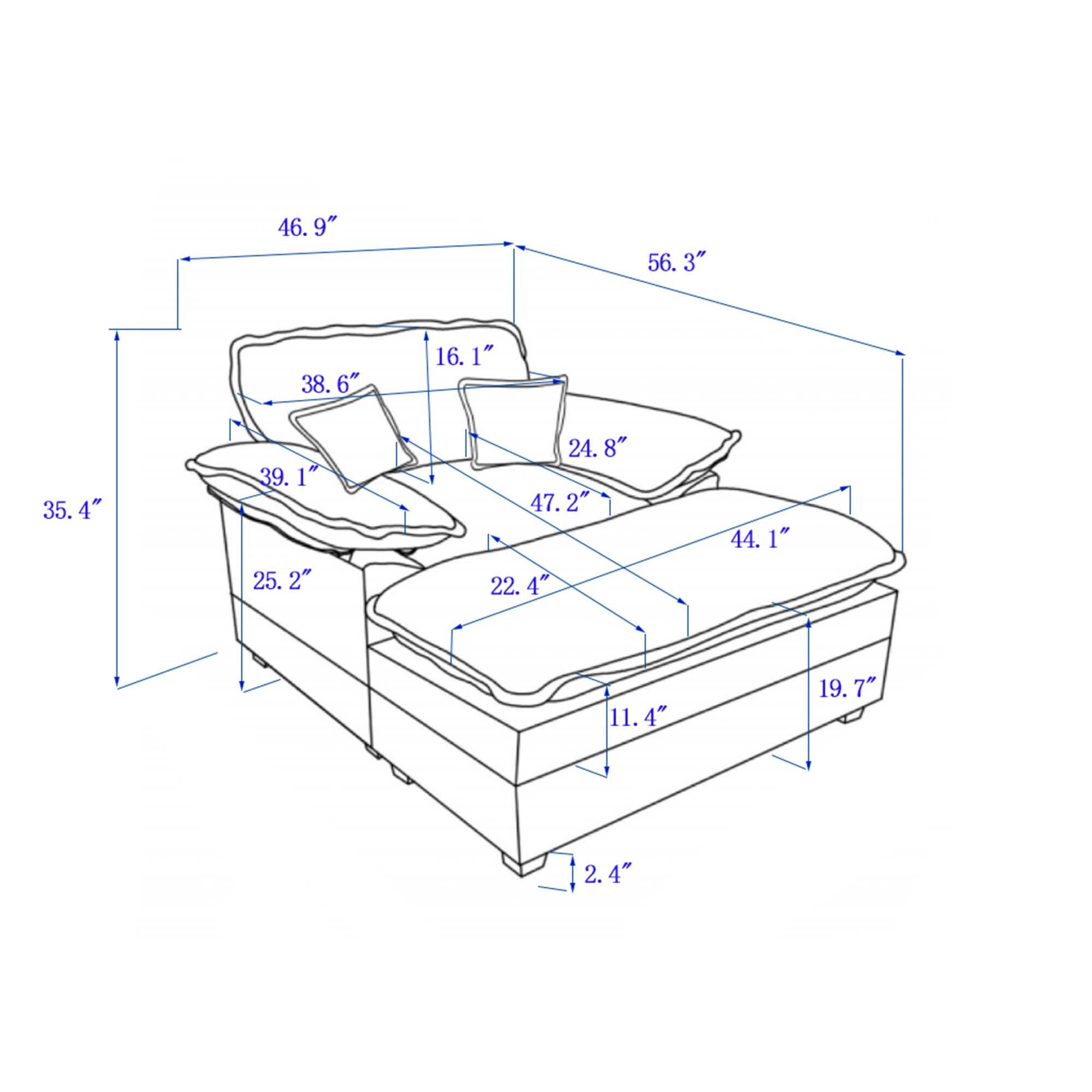 Bybafun YA3700180 Sofas-Loveseats - View #12