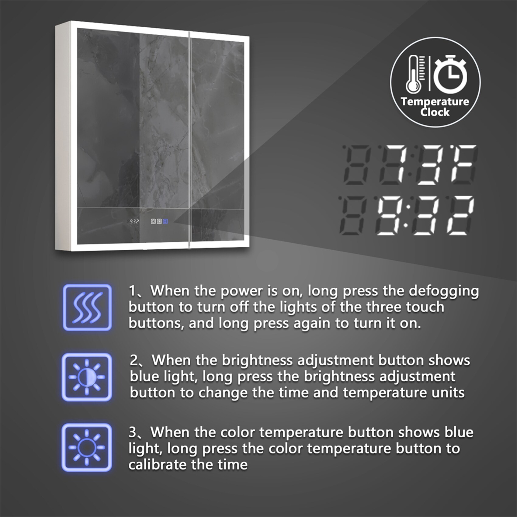 ExBrite EBMC3630V3DB Bathroom-Medicine-Cabinets - View #8
