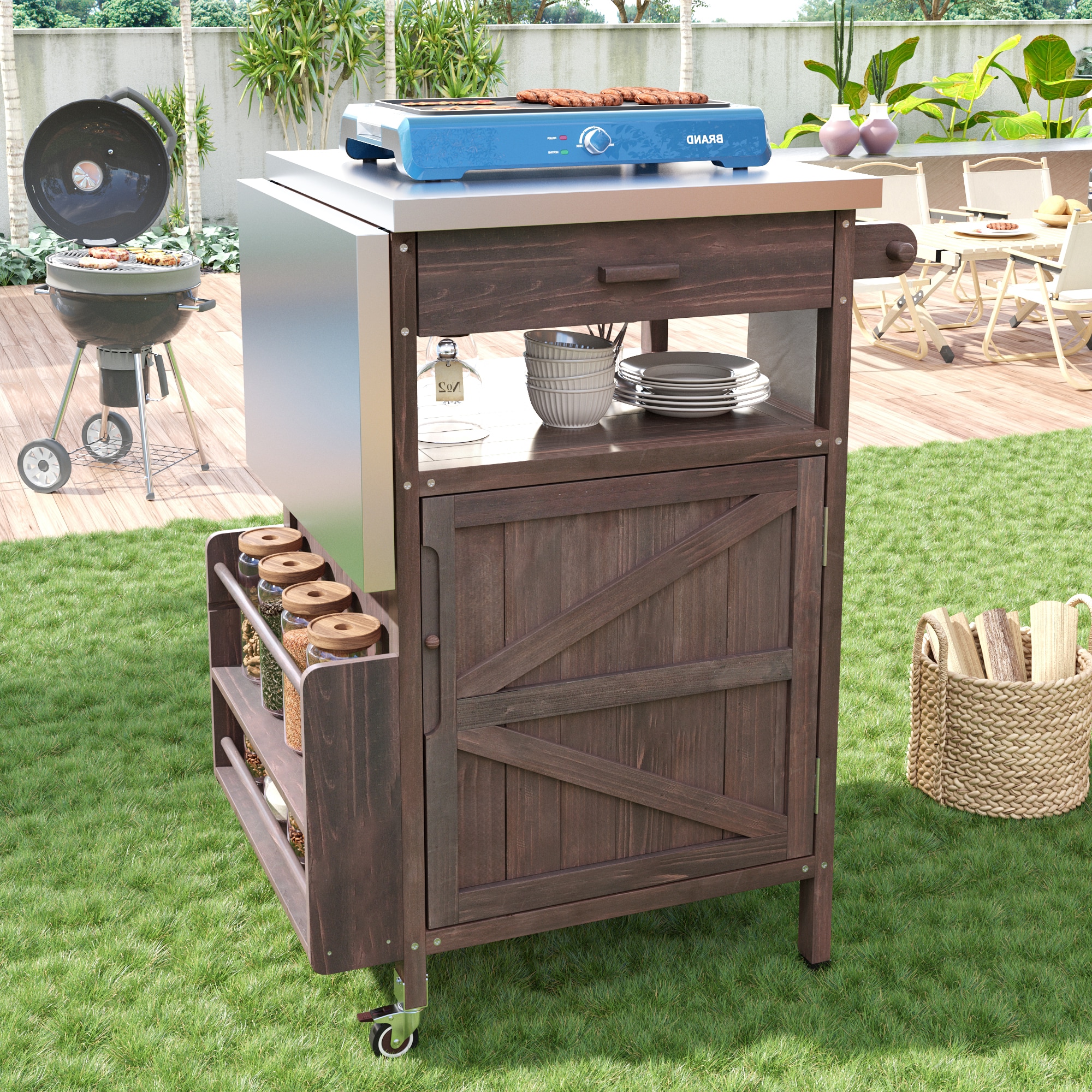 ModernLuxe N707P228272Z Outdoor-Carts - View #2