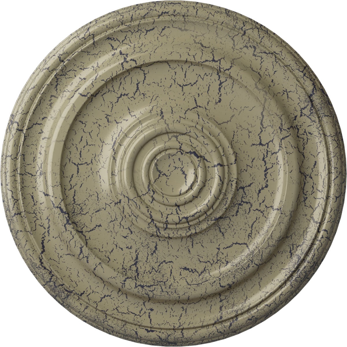 Ekena Millwork CM20KPCSC Kepler Traditional 19.75-in W x 19.75-in L Traditional Castle Stone Crackle Polyurethane Ceiling Medallion