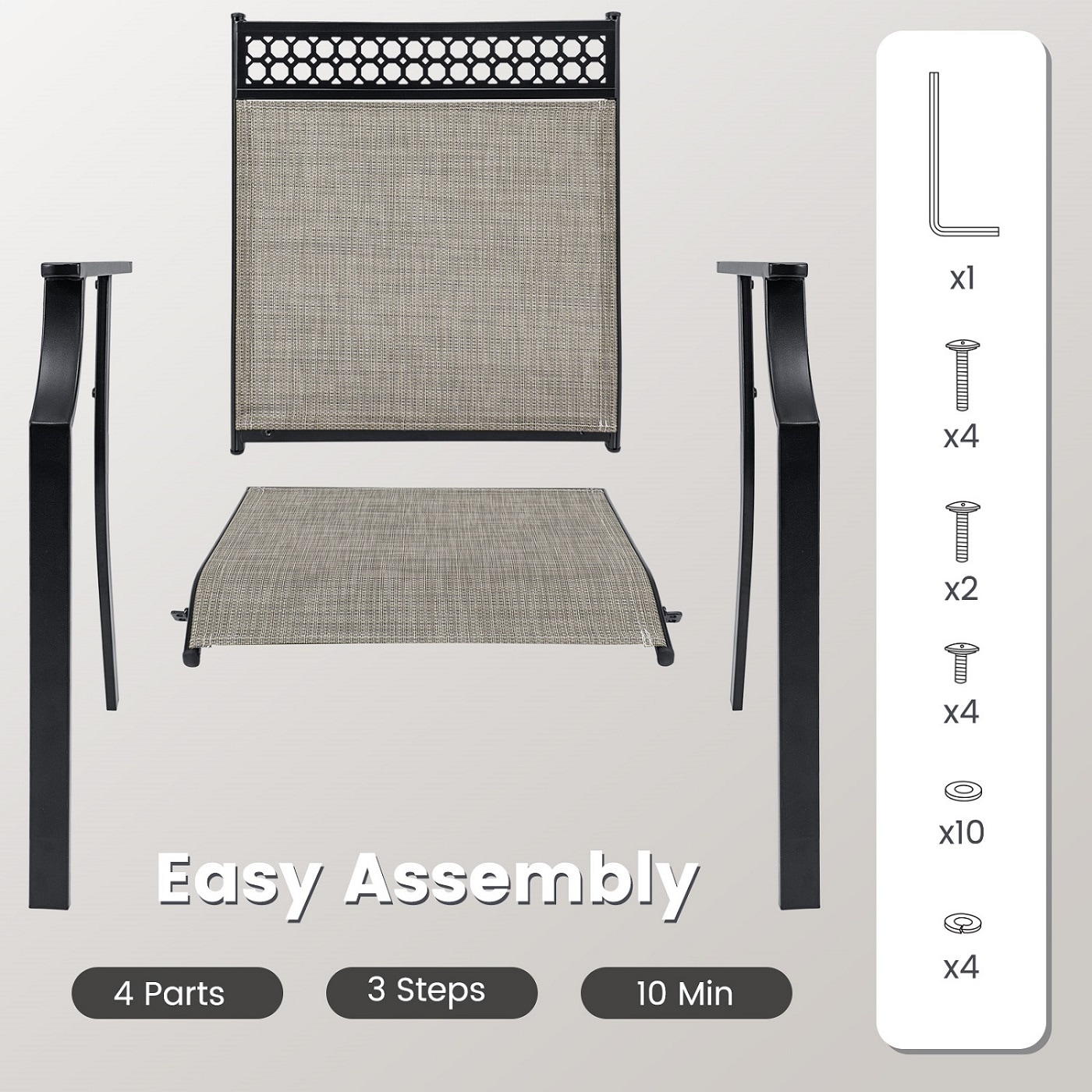 LIVIZA TDS11362CF-2 Patio-Chairs - View #6
