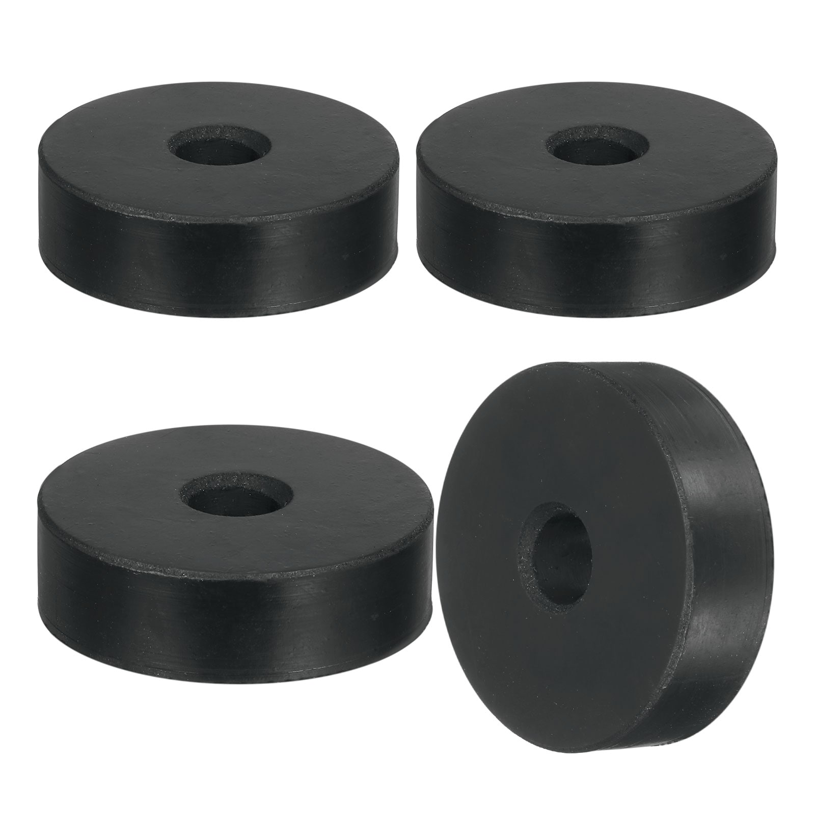 Unique Bargains 4pcs Thick Rubber Spacer 2 Inch OD x 1/2 Inch ID x 9/16 ...