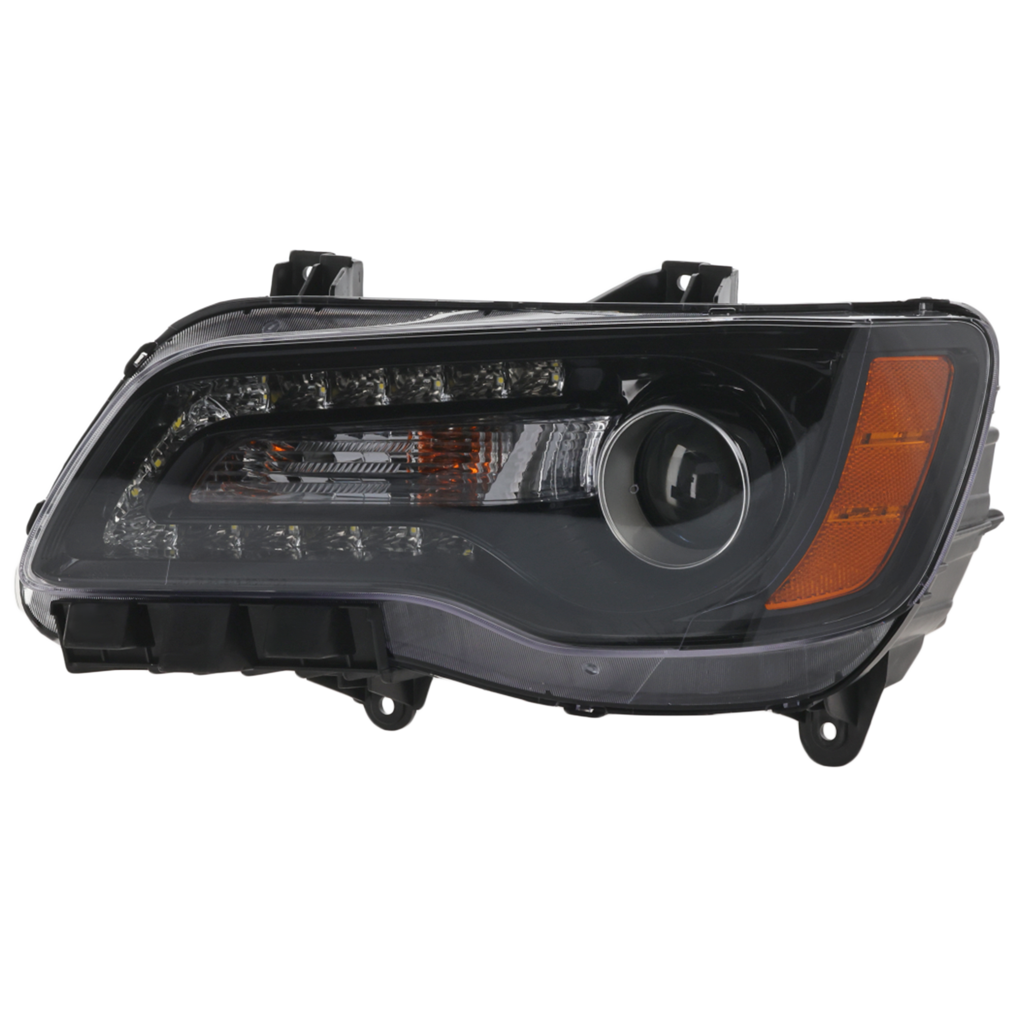 Garage-Pro JCWREPC100314GP Headlight Compatible with 2012-2014 Chrysler 300 Clear Lens Composite Halogen with Bulbs Driver Side