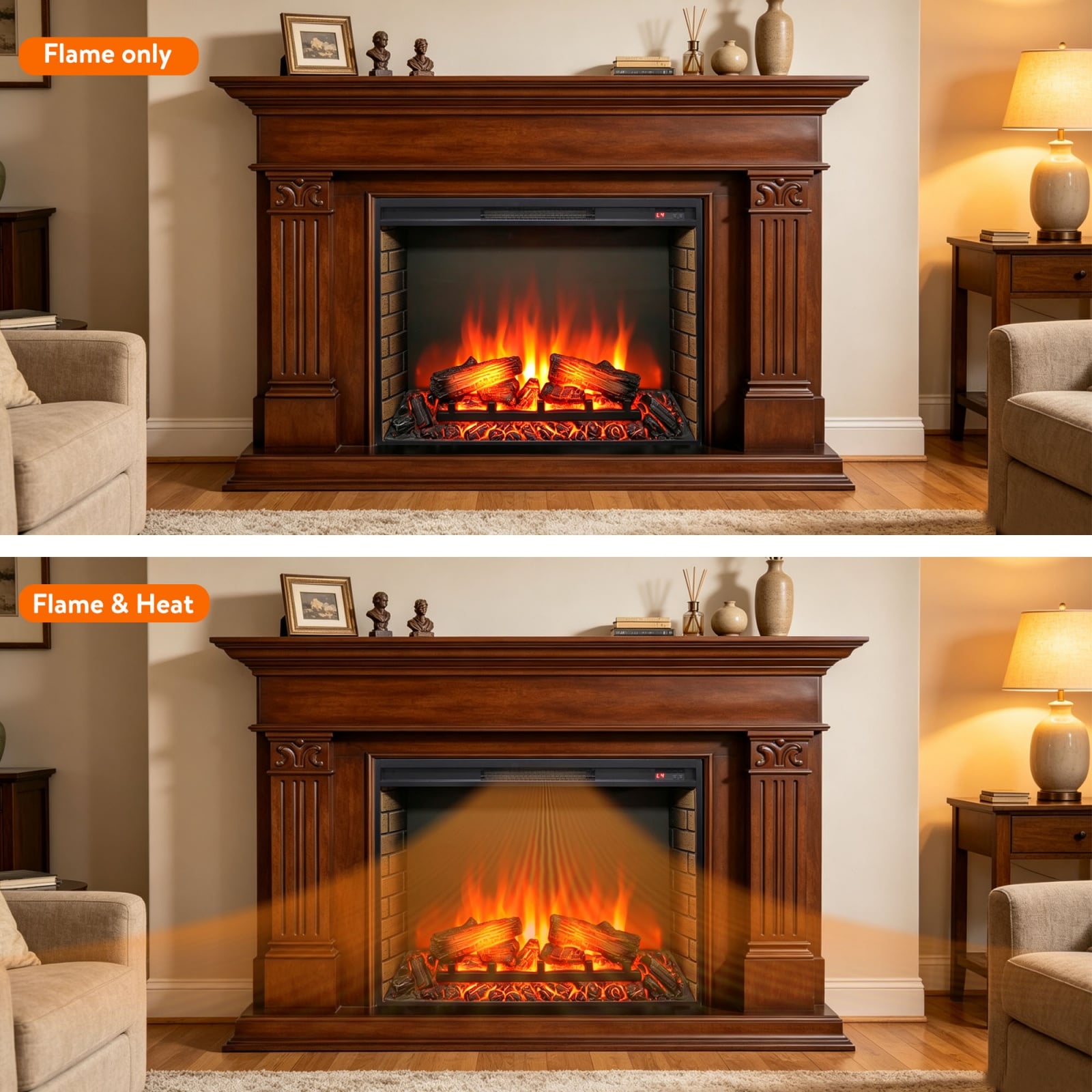 Lirago FXL20607-608D60 Electric-Fireplaces - View #4