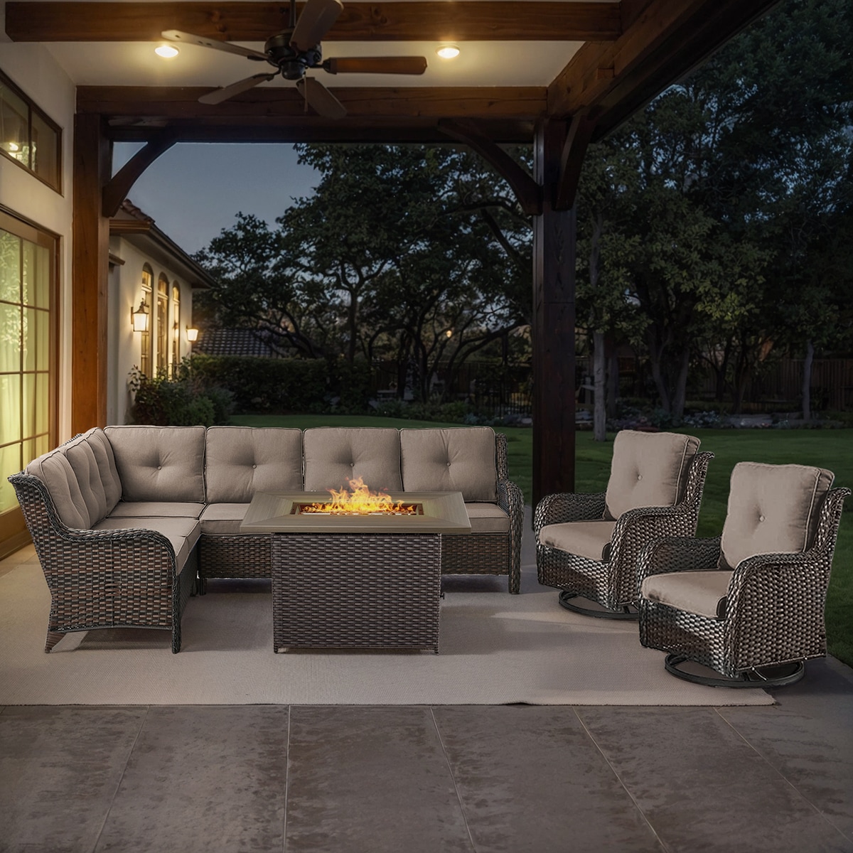 Rilyson FS144023APBR13-3 Patio-Conversation-Sets - View #3