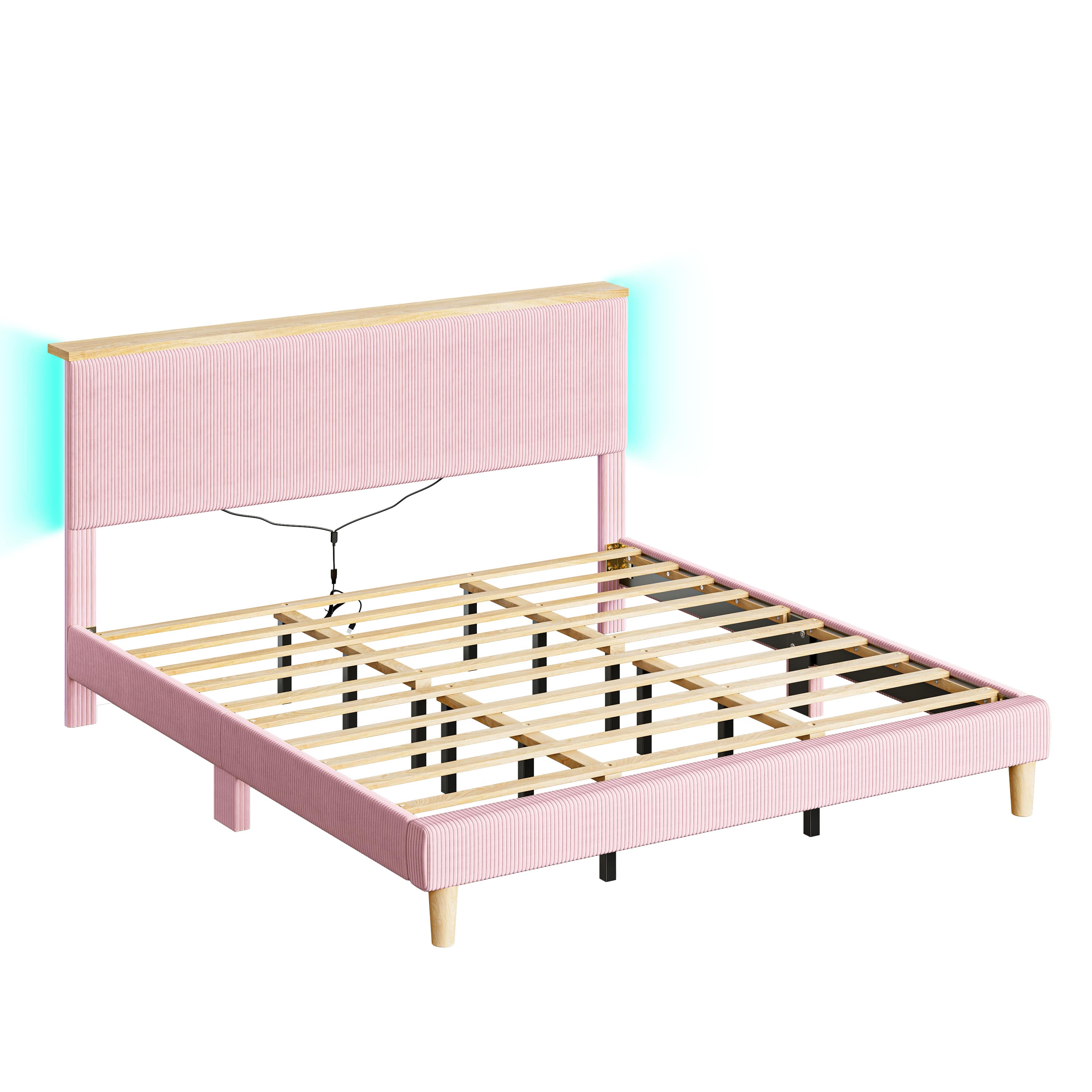 Bestier LOW-B701293C-PINK beds - View #5