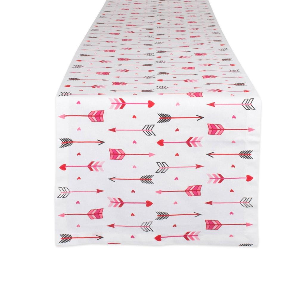 DII CAMZ10632 Hearts and Arrow Table Runner