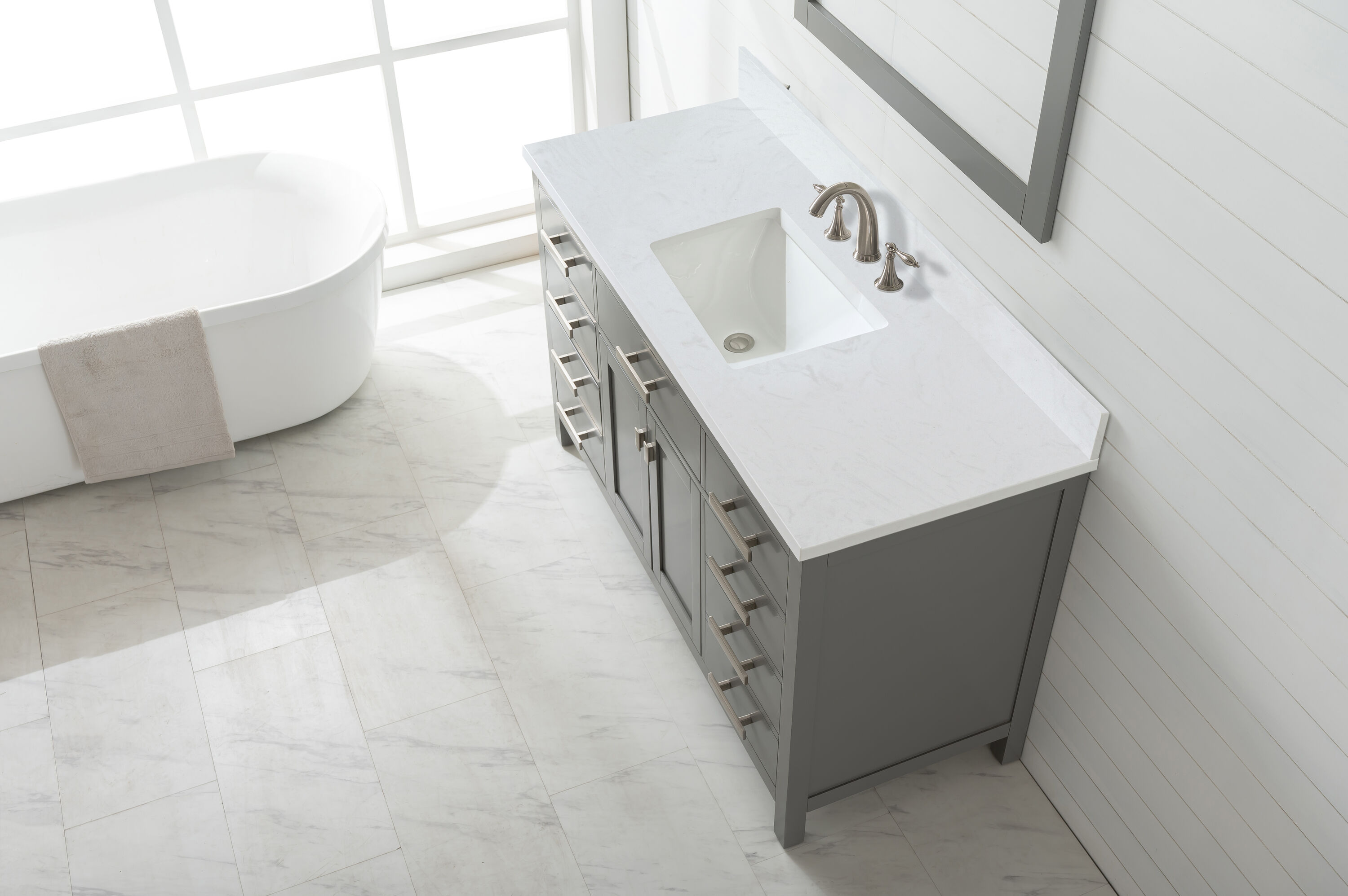 Design Element V01-54-GY Bath-Vanity-Combo - View #4