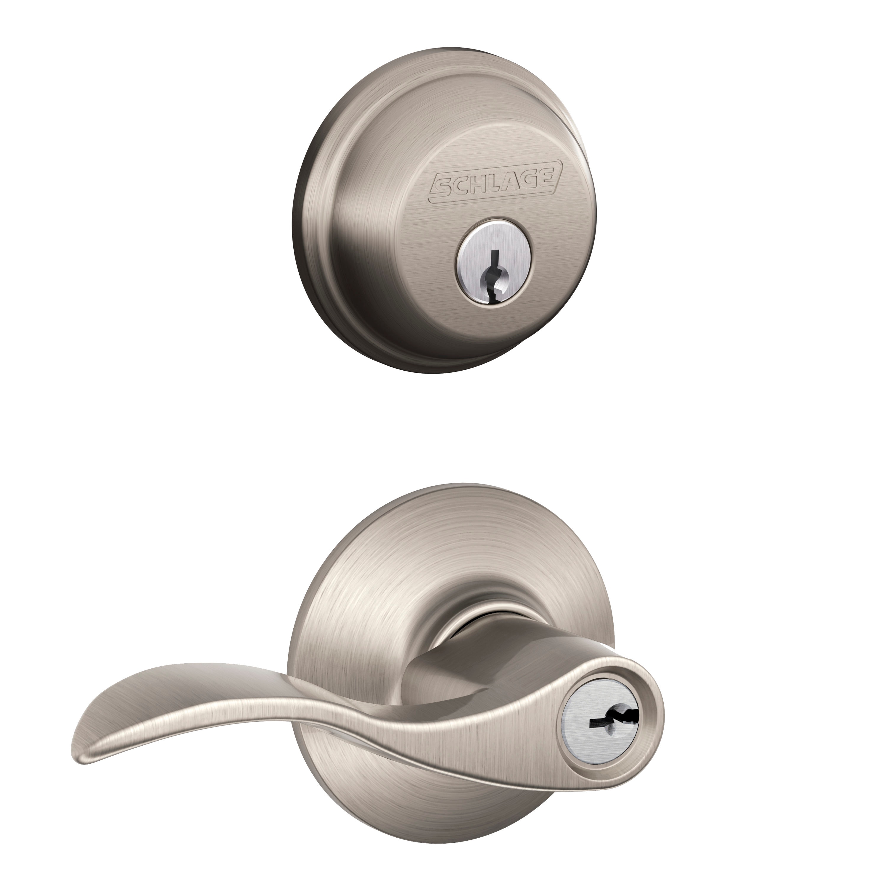 Shop Schlage Accent Satin Nickel Collection at