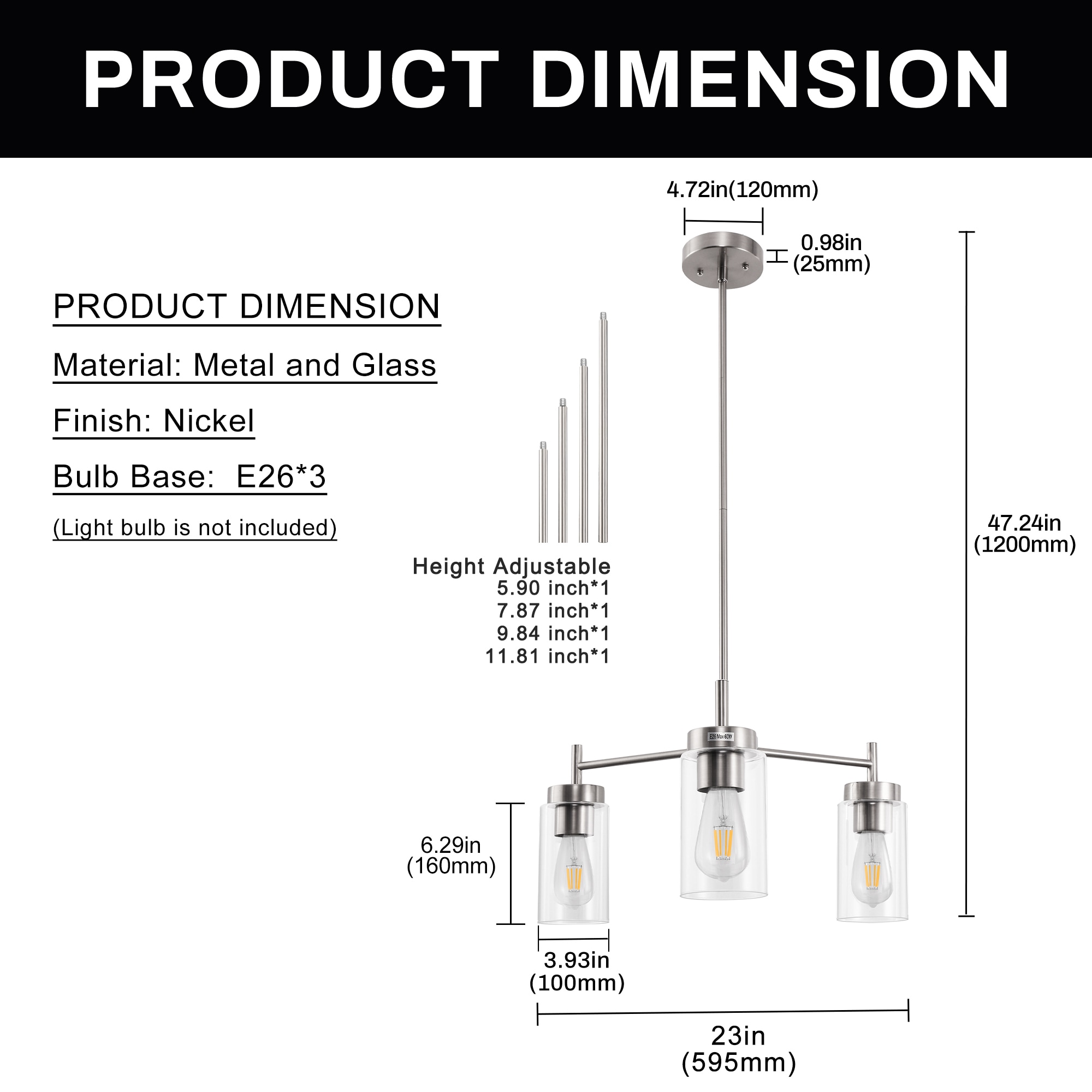 DORESshop LSC-WL-ZX16601CNK Pendant-Lights - View #5