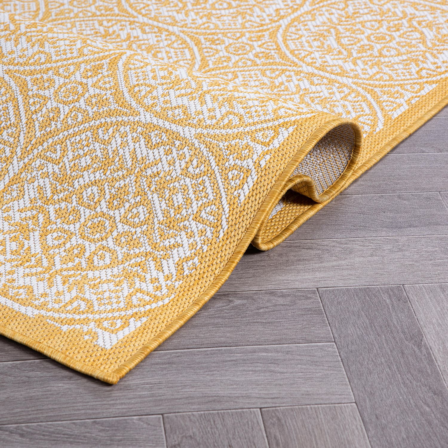 World Rug Gallery 121YELLOW8X10 rugs - View #6