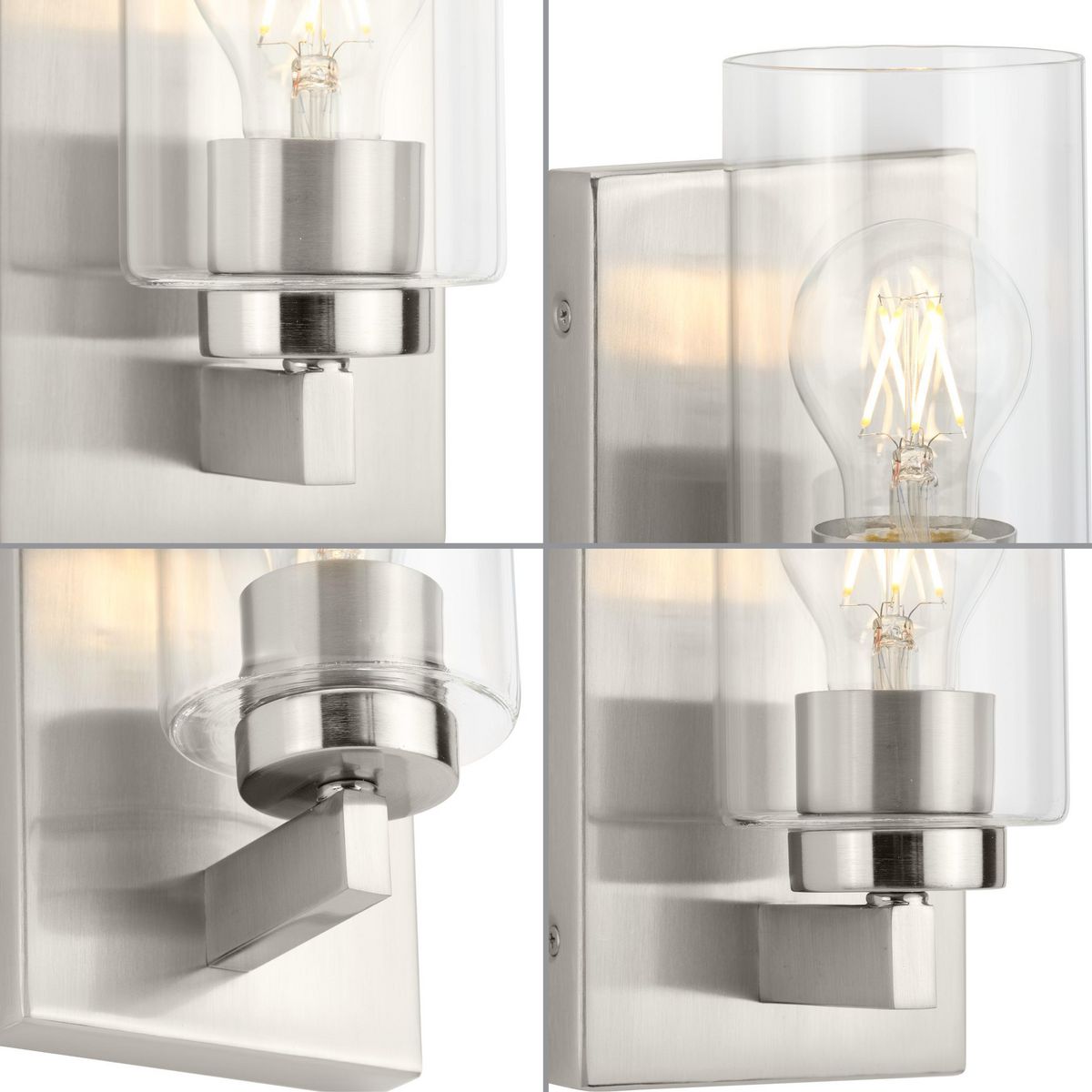 Progress Lighting Goodwin 4.5-in 1-Light Brushed Nickel Modern ...