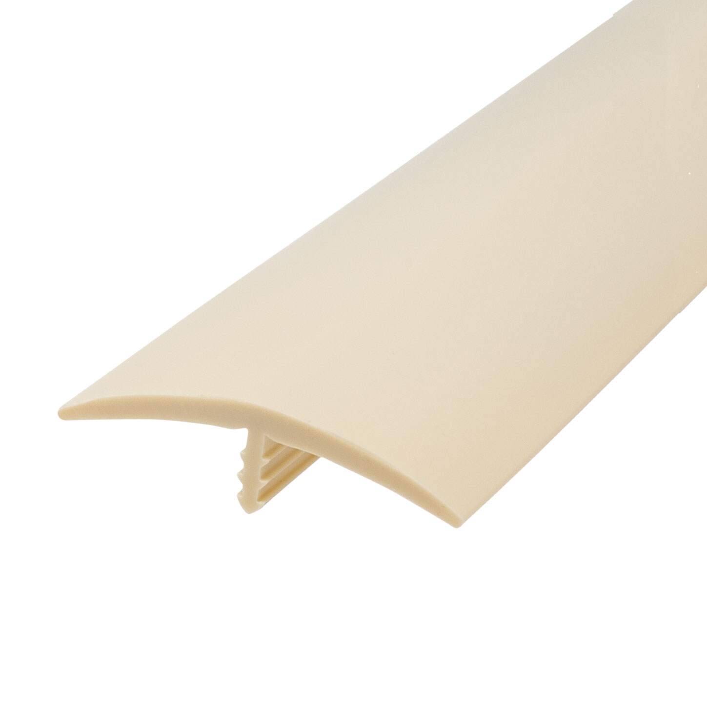 Outwater 3P1.27.00581 T-molding 1-1/2-in Almond Flexible Polyethylene Center Barb Tee Moulding 250-ft Coil