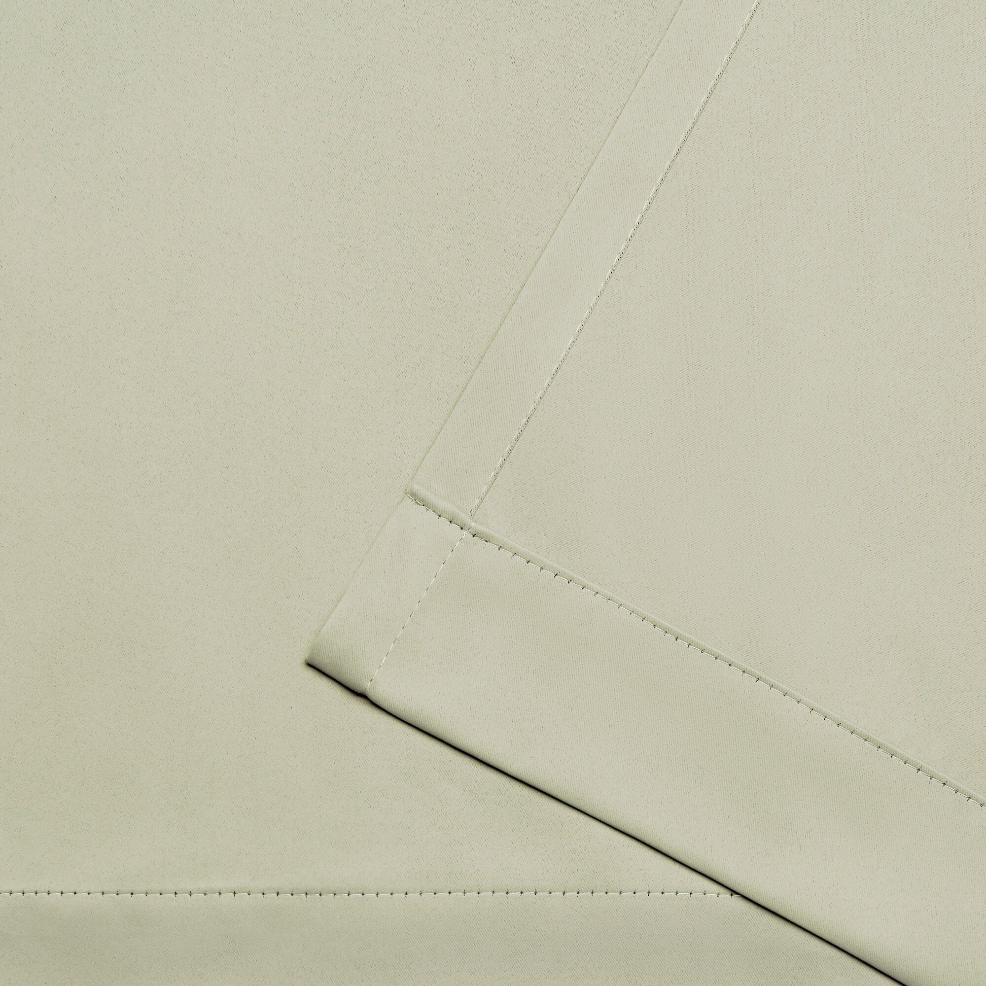 Linen Sateen Twill Blackout Pinch Pleat Curtain Panels