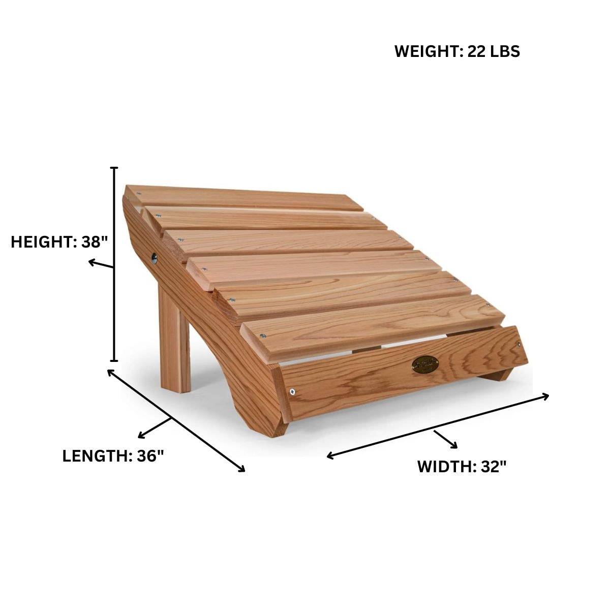 All Things Cedar AO21 Stools-Ottomans - View #4