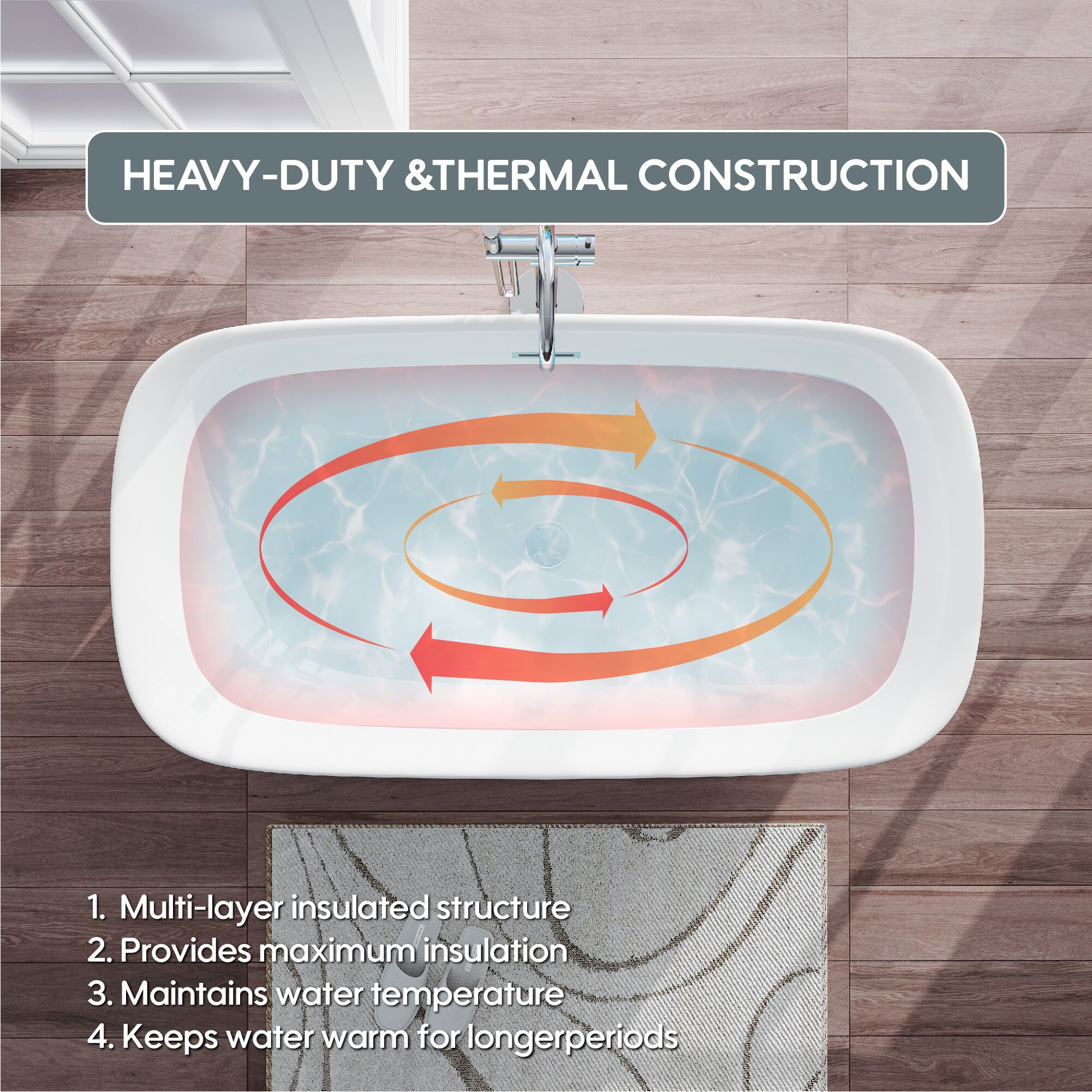 Forclover TUW-TI150 bathtubs - View #9