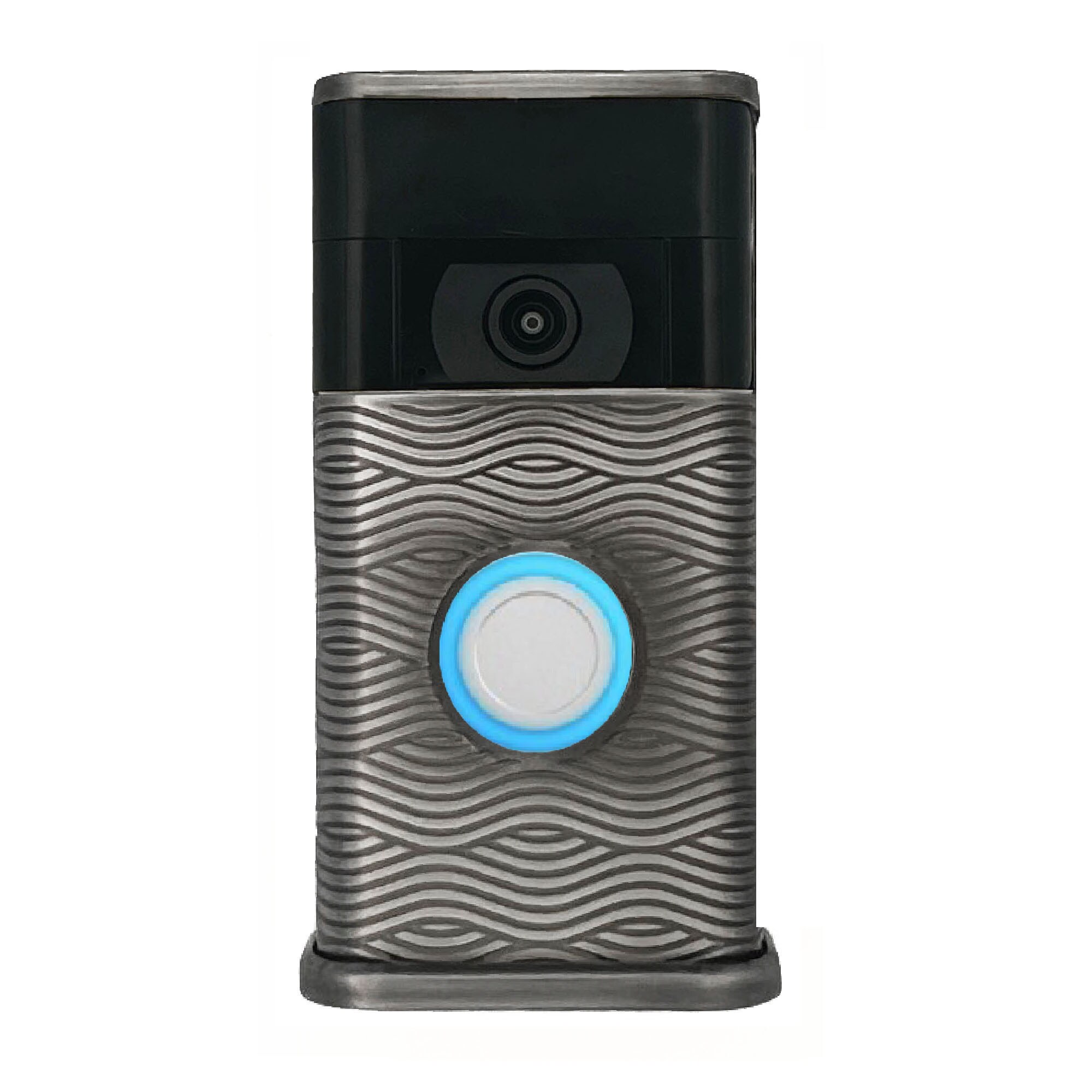 Michael Healy MHVR20075 Video Doorbell Decorative Covers (R2 Collection) Gray Doorbell skin