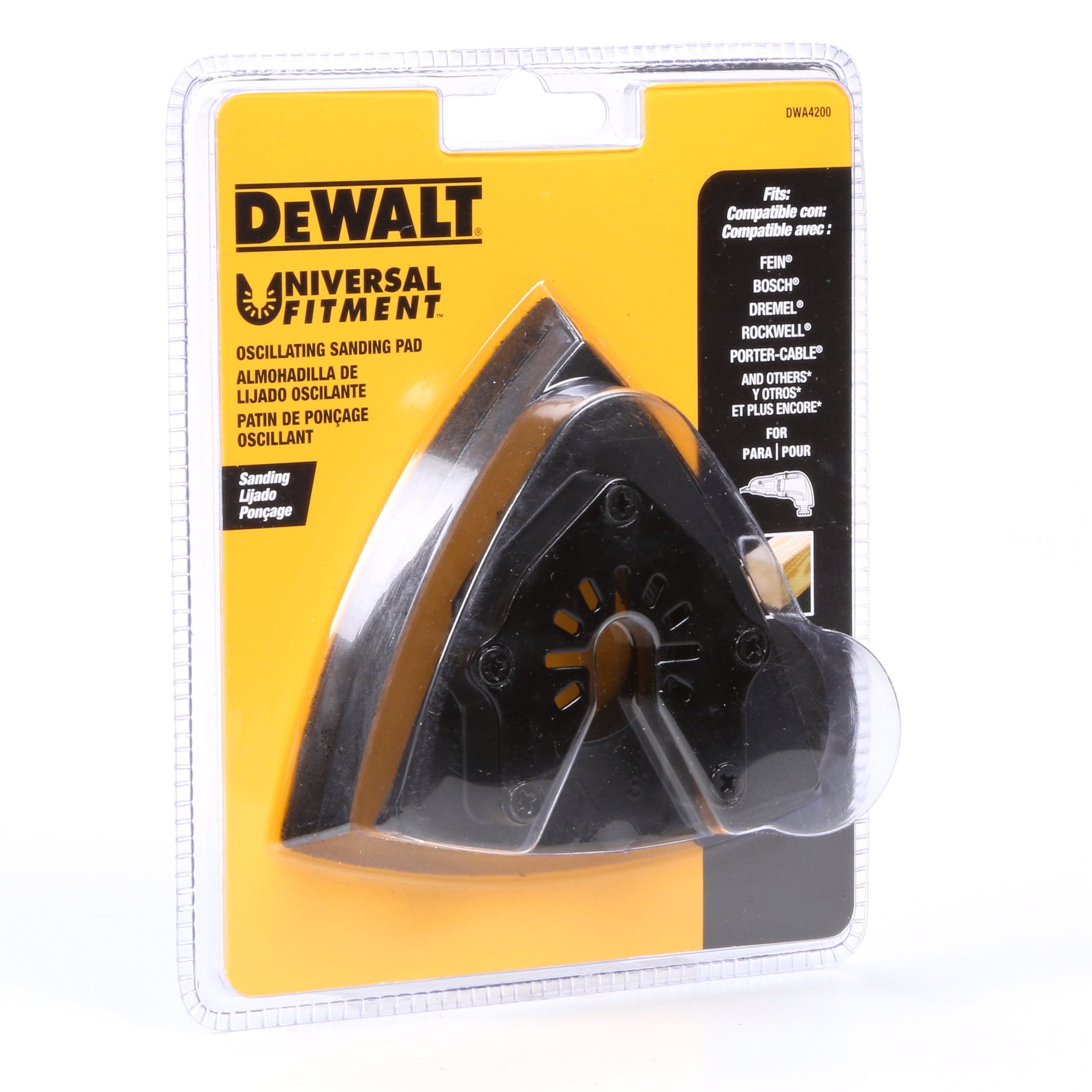 DeWalt Compatible 3 x Finger Sanding Pad Quick Release Oscillating Tool