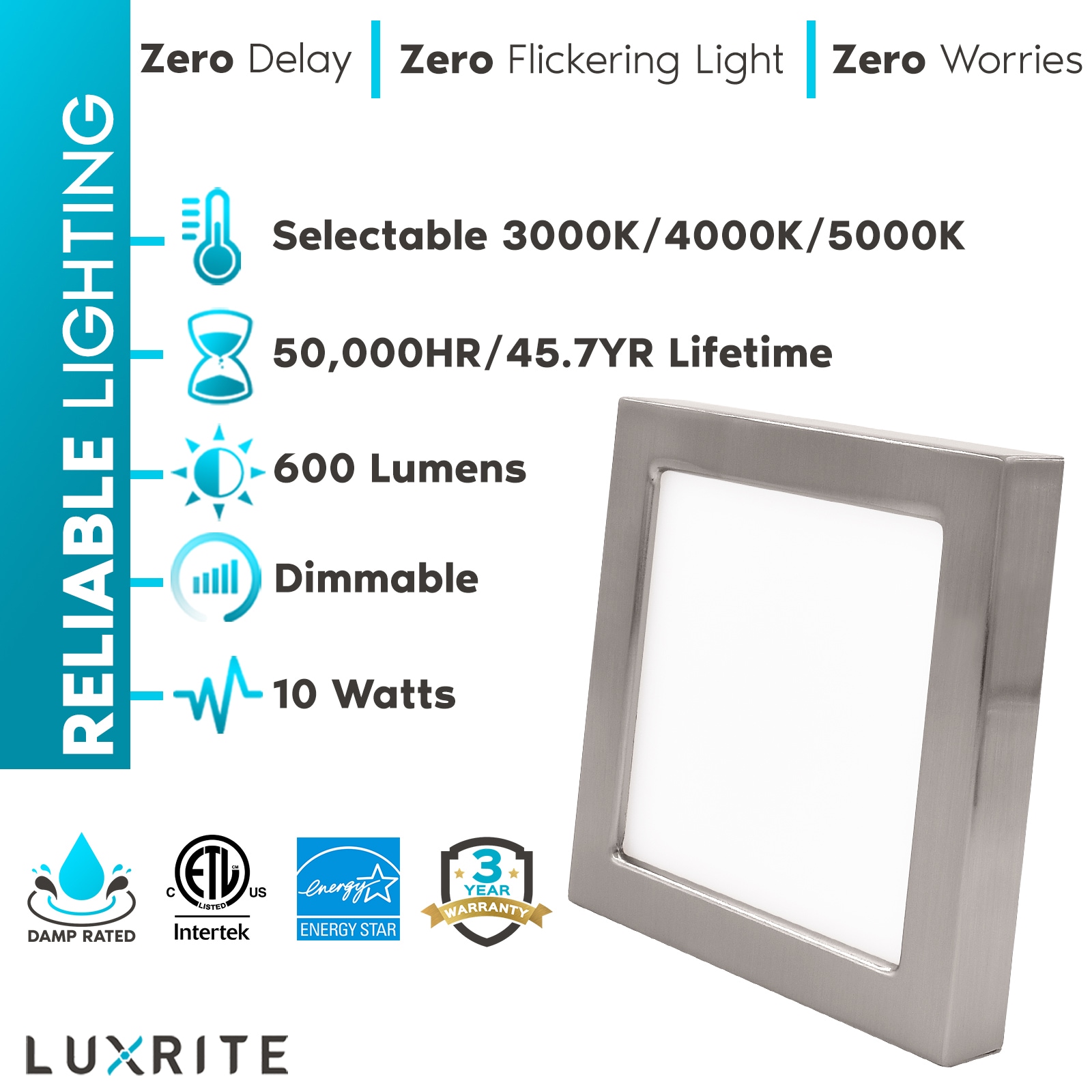 Luxrite LR23591 LR23679-4PK flushmounts - View #5