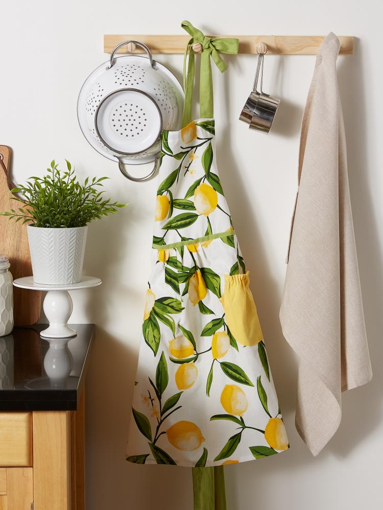 DII Lemon Bliss Cotton Grilling Apron in the Cooking Apparel department ...