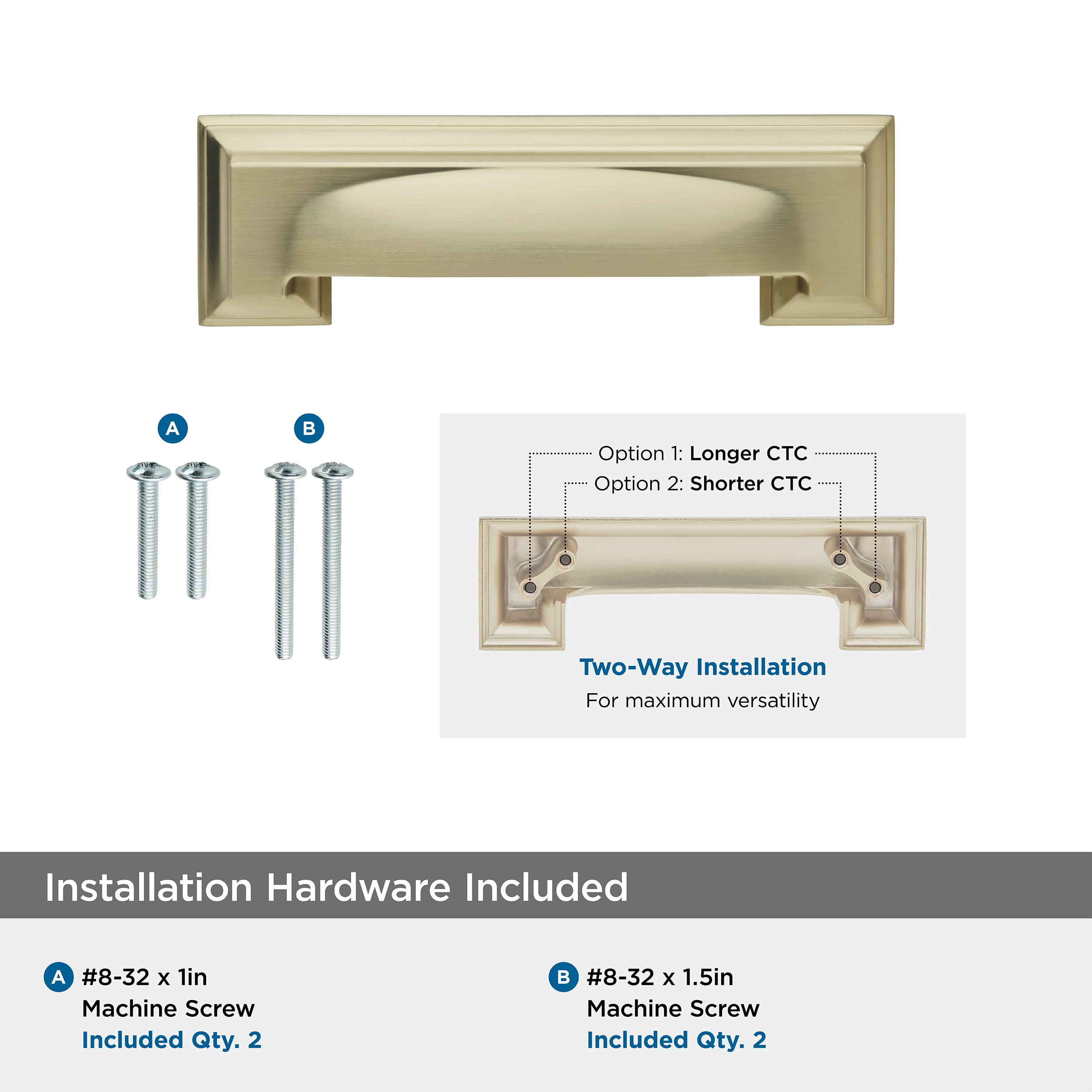 Amerock BP36762BBZ Cabinet-Pulls - View #6