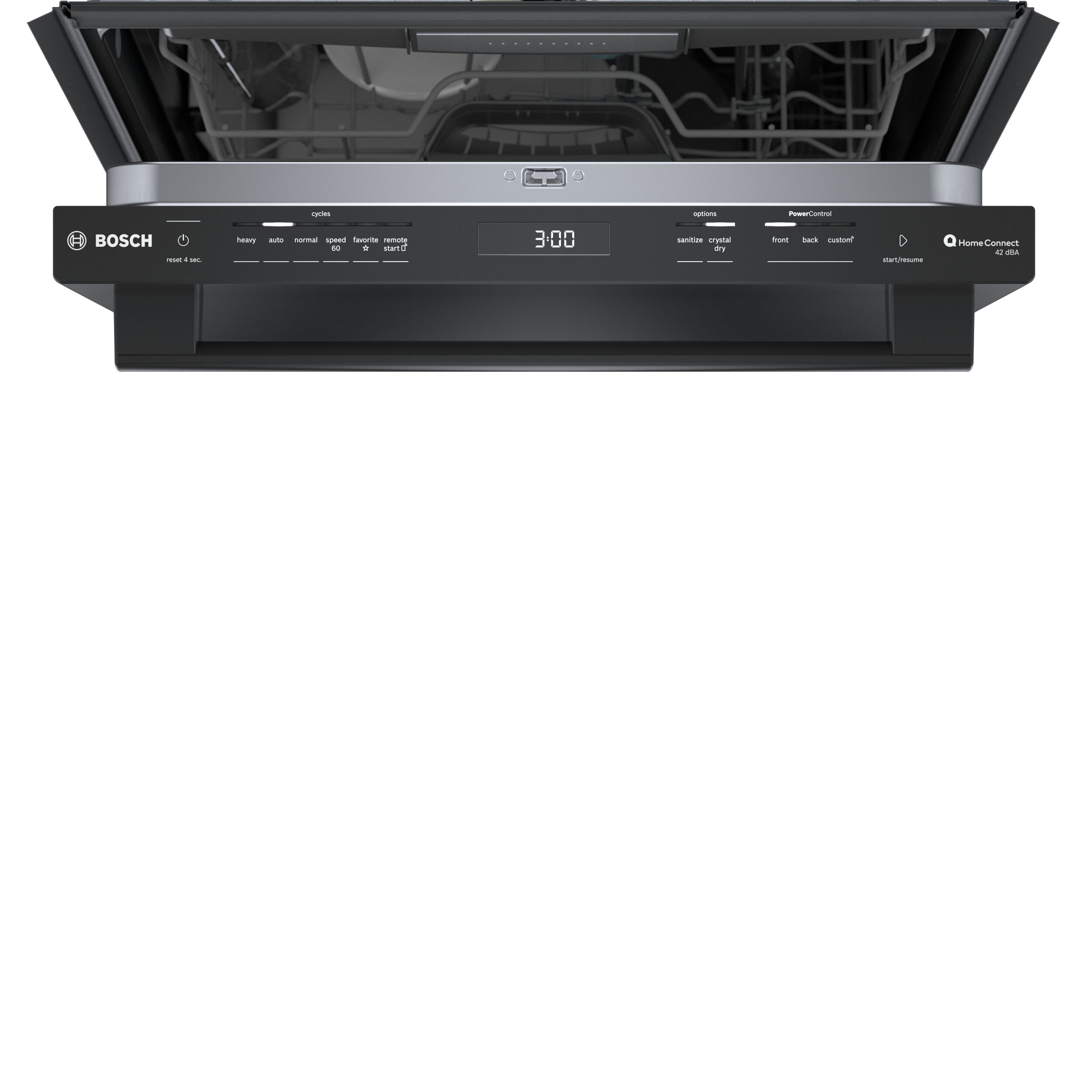 Bosch 800 Series Top Control 24-in Smart Built-In Dishwasher With