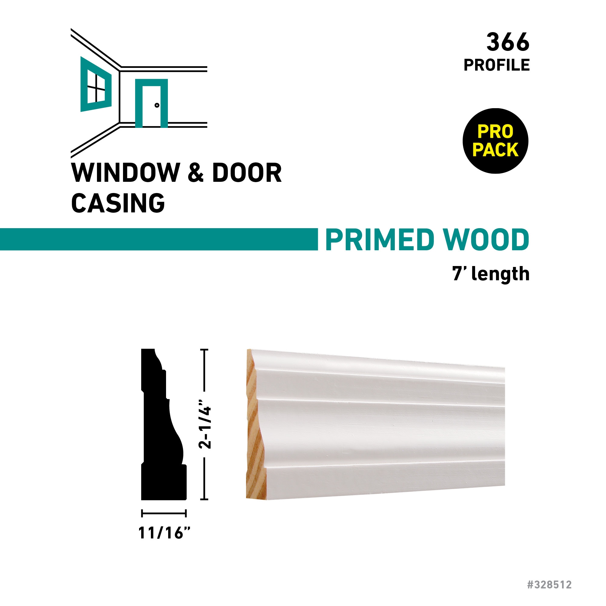 RELIABILT D36670FJPMD Window-Door-Casings - View #3