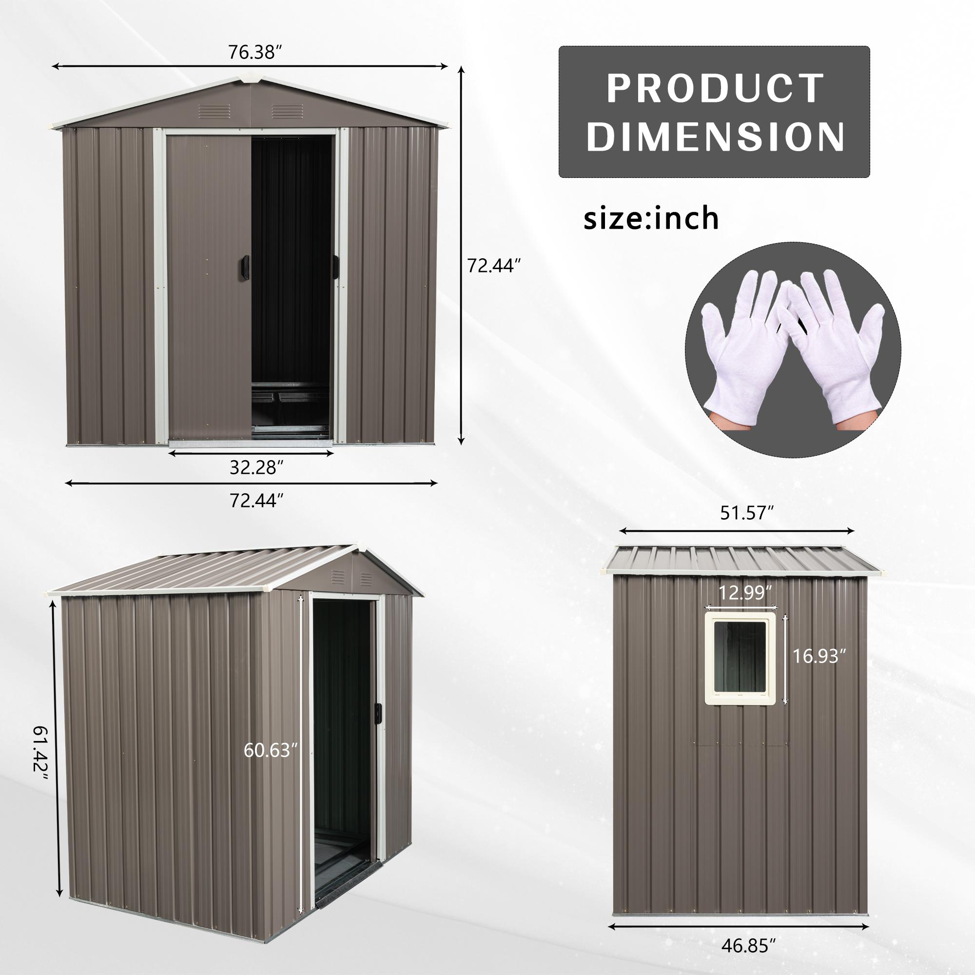 Bayfeve BF-71036-SD Metal-Storage-Buildings-Sheds - View #8