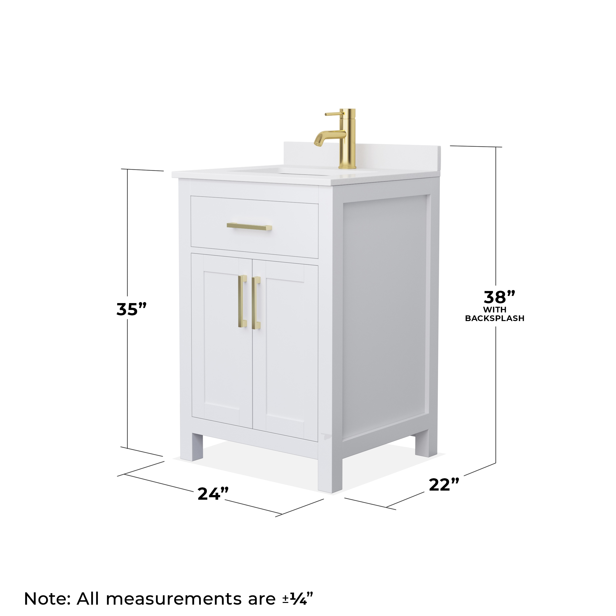 Wyndham Collection WCG242424SWGWCUNSMXX Bath-Vanity-Combo - View #5