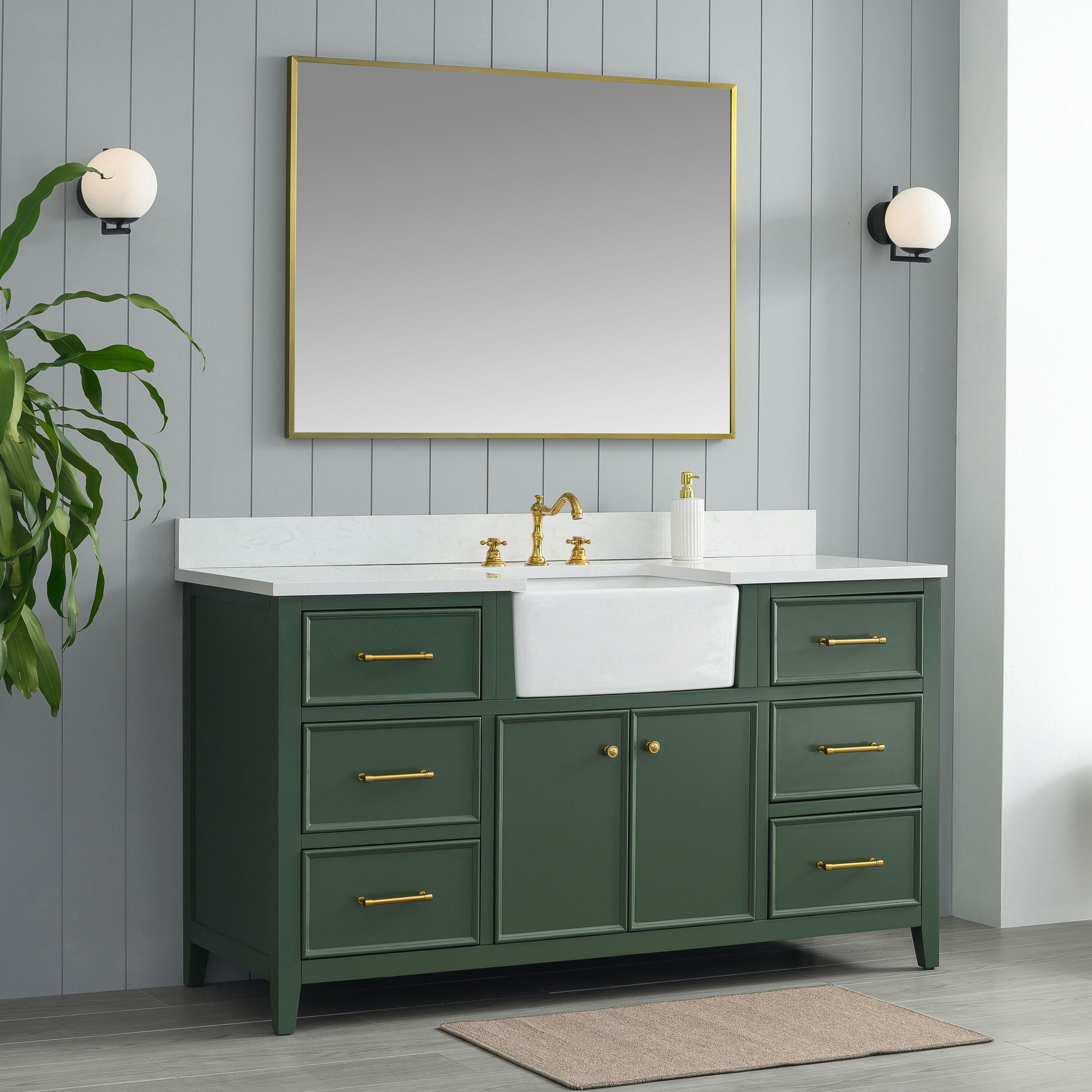 Sudio Design CASEY-60EG-S Bath-Vanity-Combo - View #2