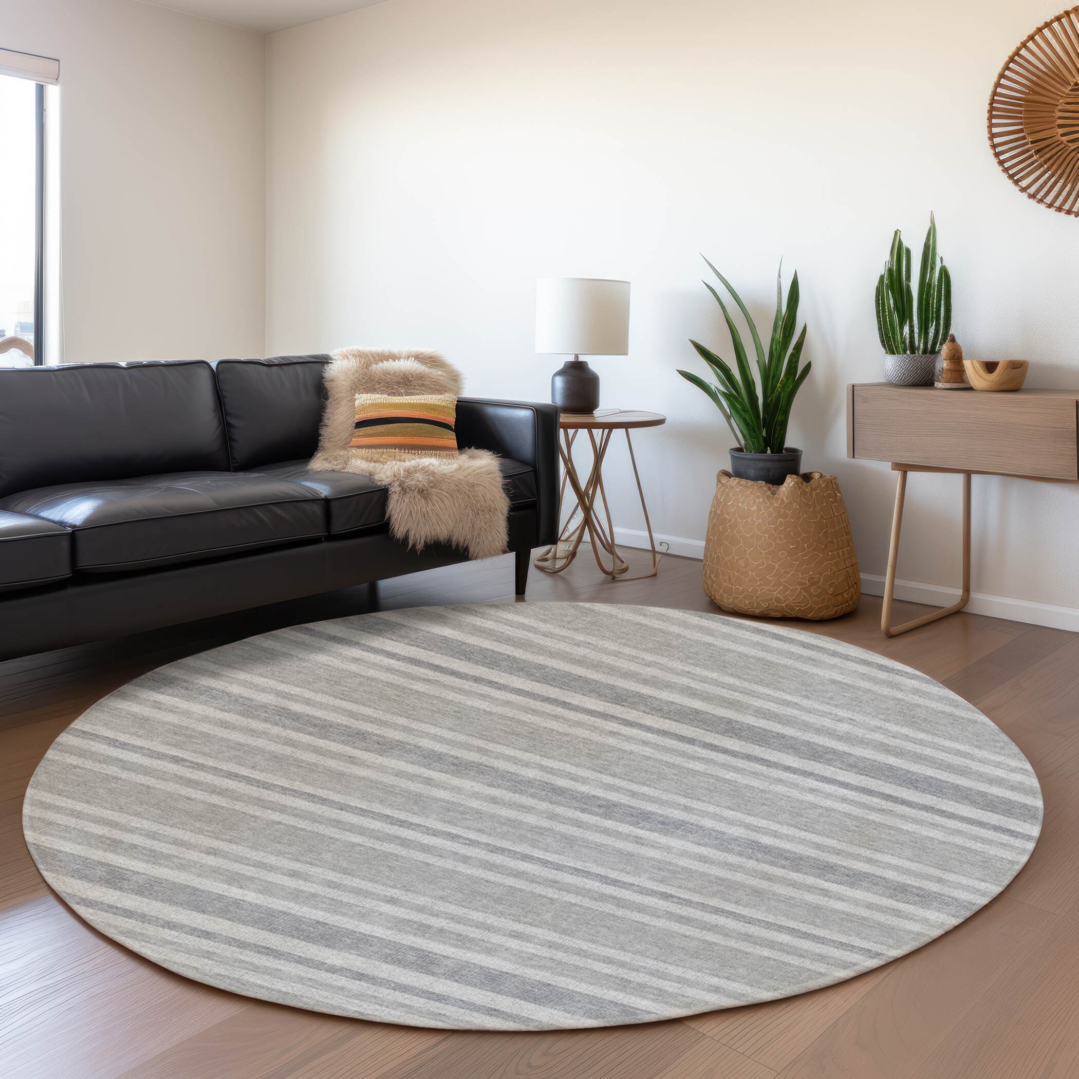 Addison Rugs AMF565BU3X5 Mayfield AMF565BU 3 x 5 (ft) Loomed Polyester Blue Rectangular Indoor Geometric Machine washable Area rug